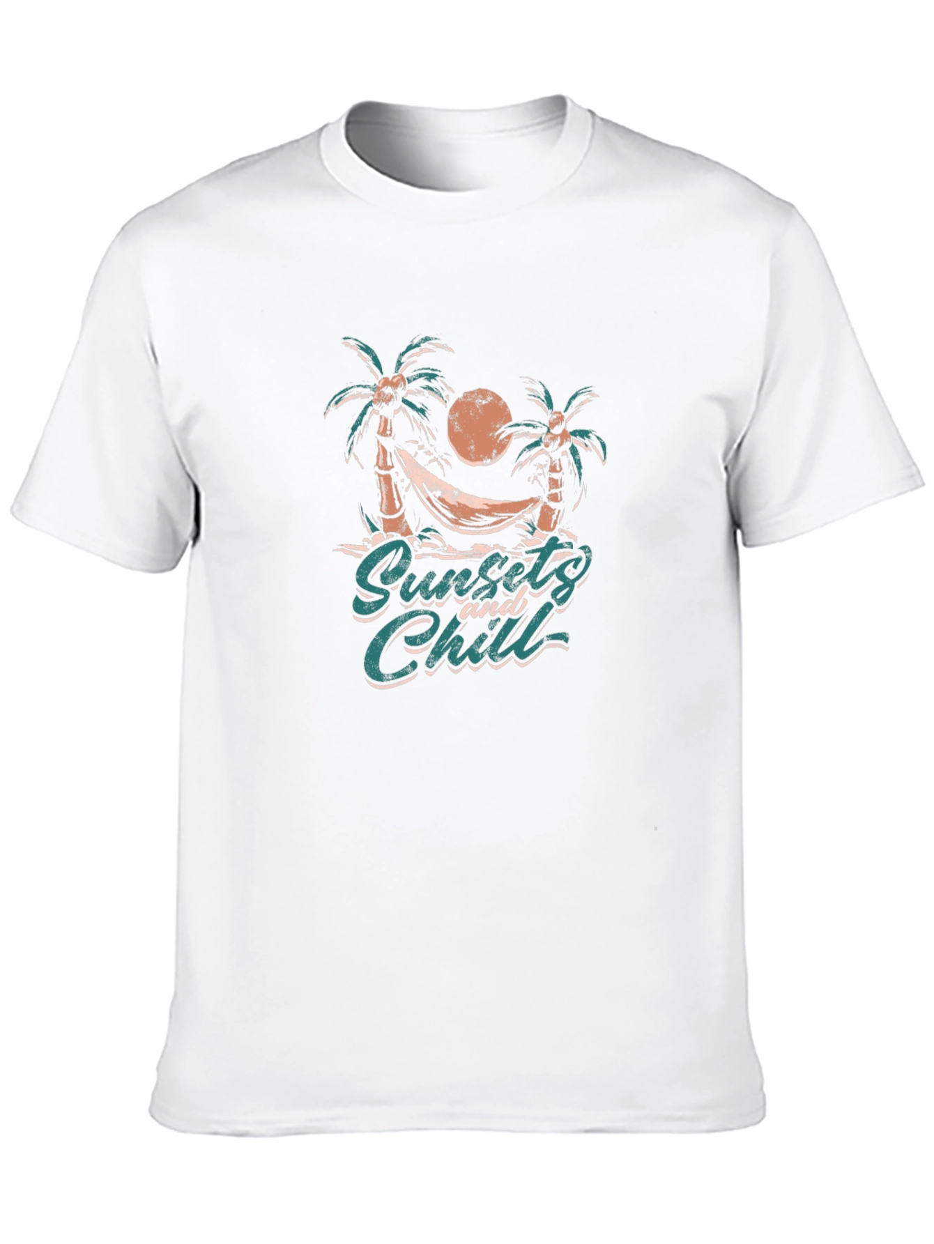 Black Sunset & Chill Graphic Tee - Beach Vibes view 10