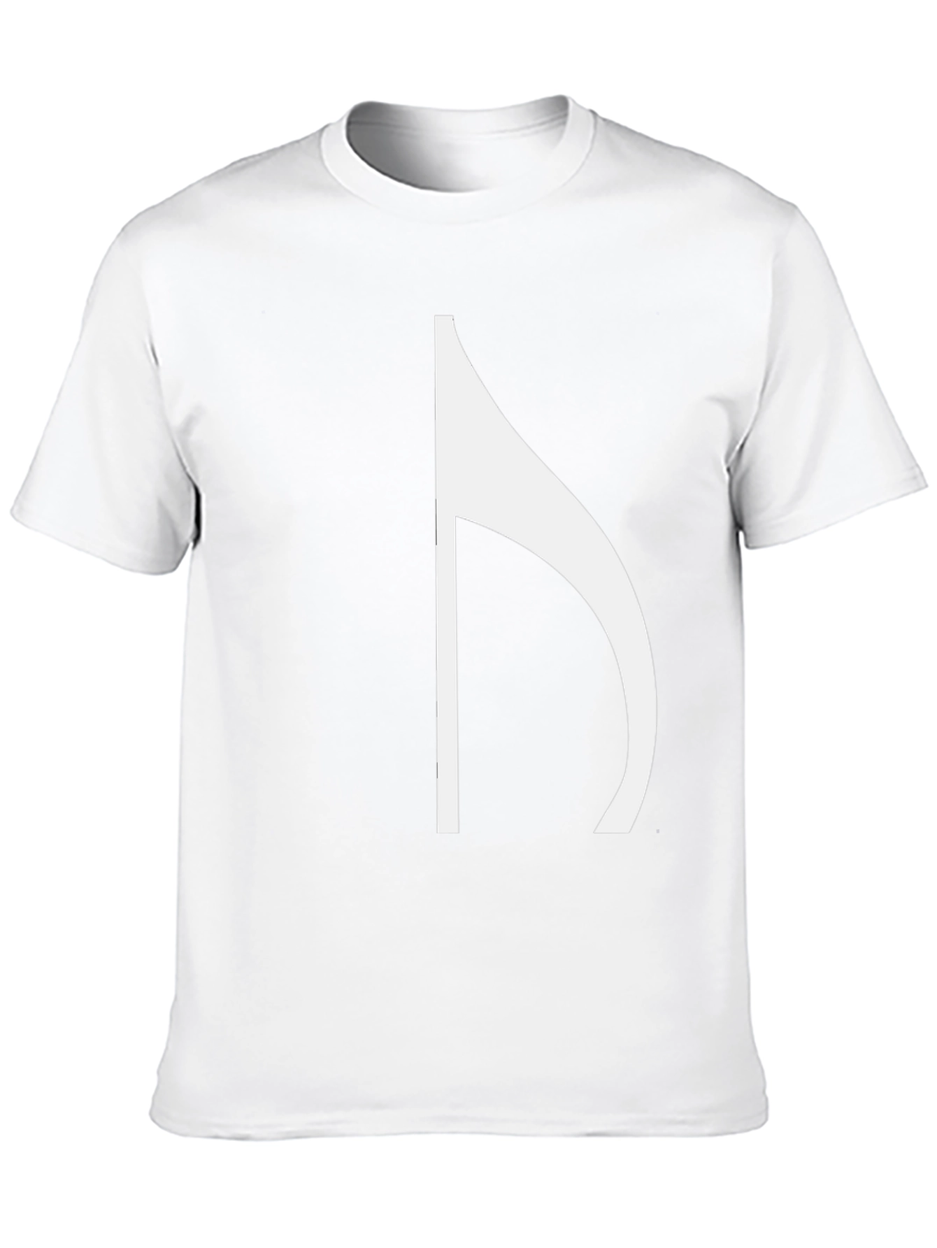 Black Modern Black Tee with Minimalist White Graphic view 10