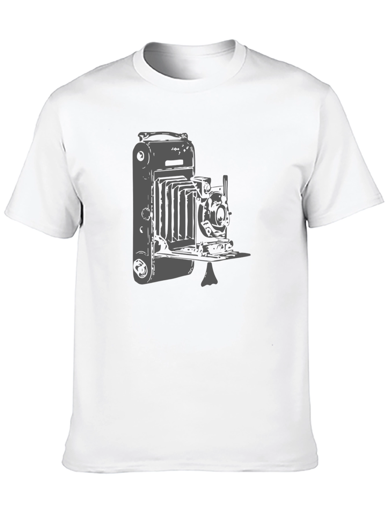 Black Vintage Camera Graphic Tee - Classic Style! view 10