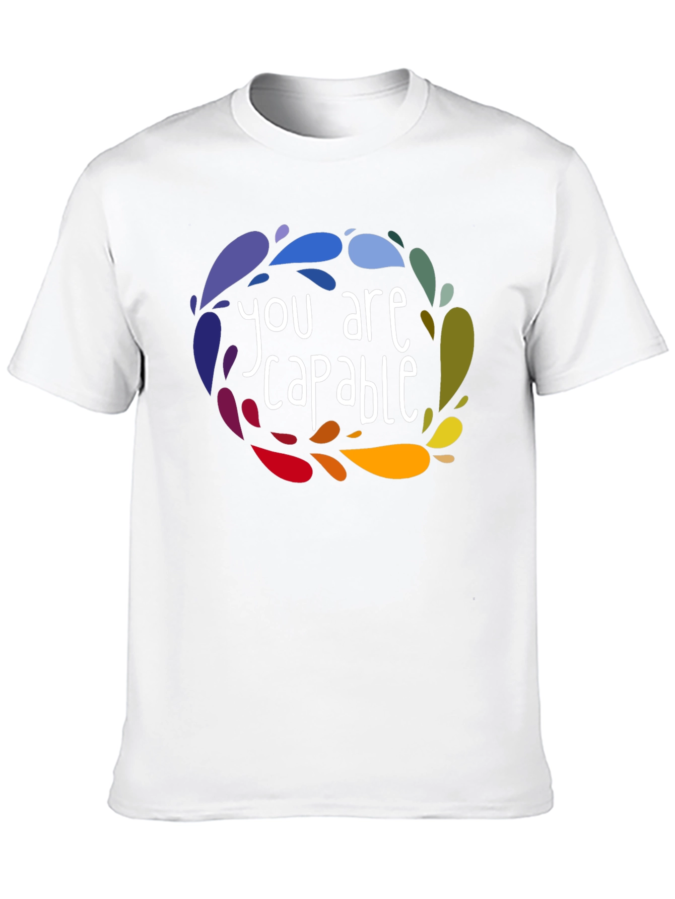 Black You Are Capable Graphic Tee - Stylish Comfort view 10