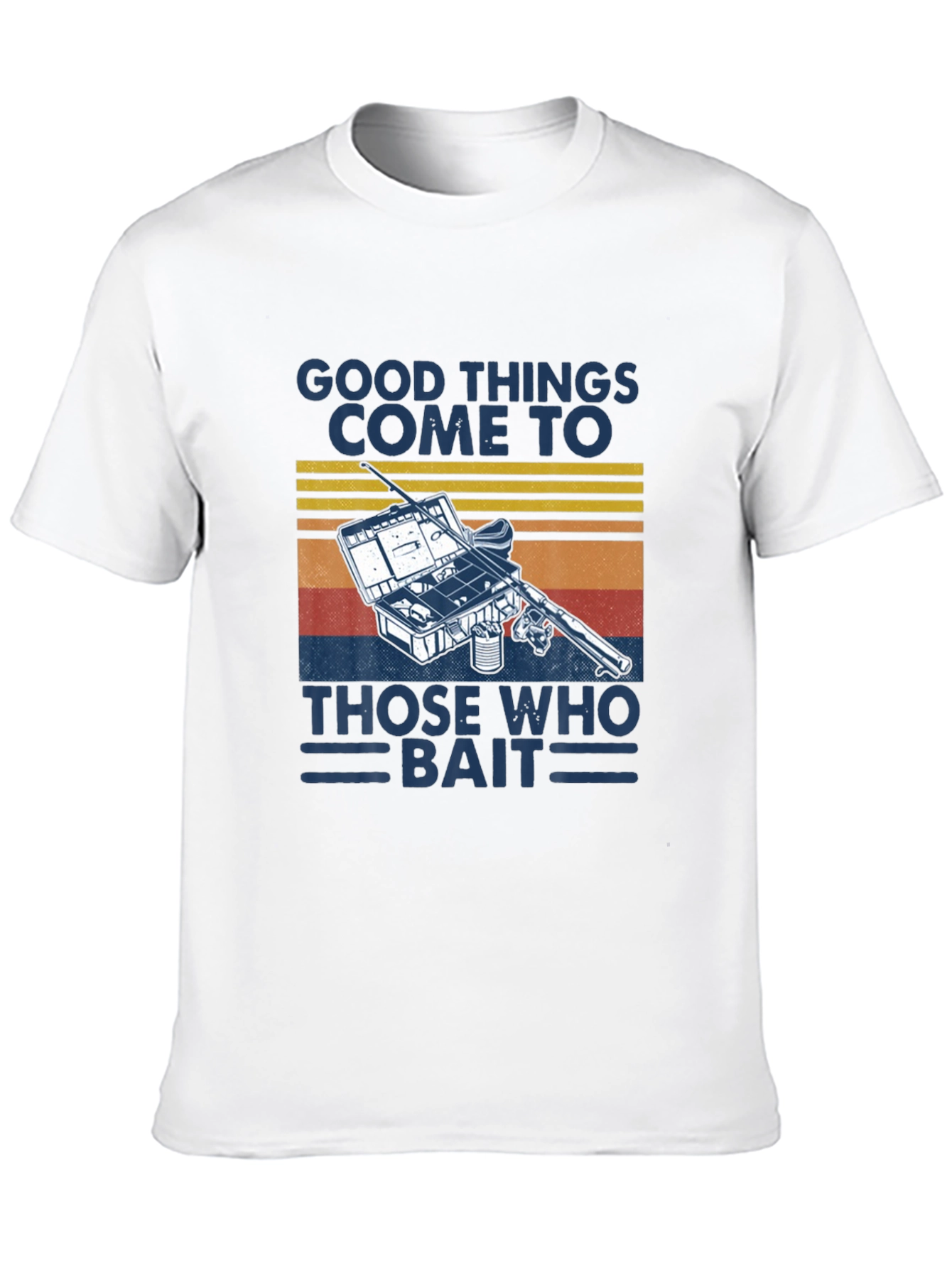 Black Fishing T-Shirt: Good Things Come to Those Who Bait view 10