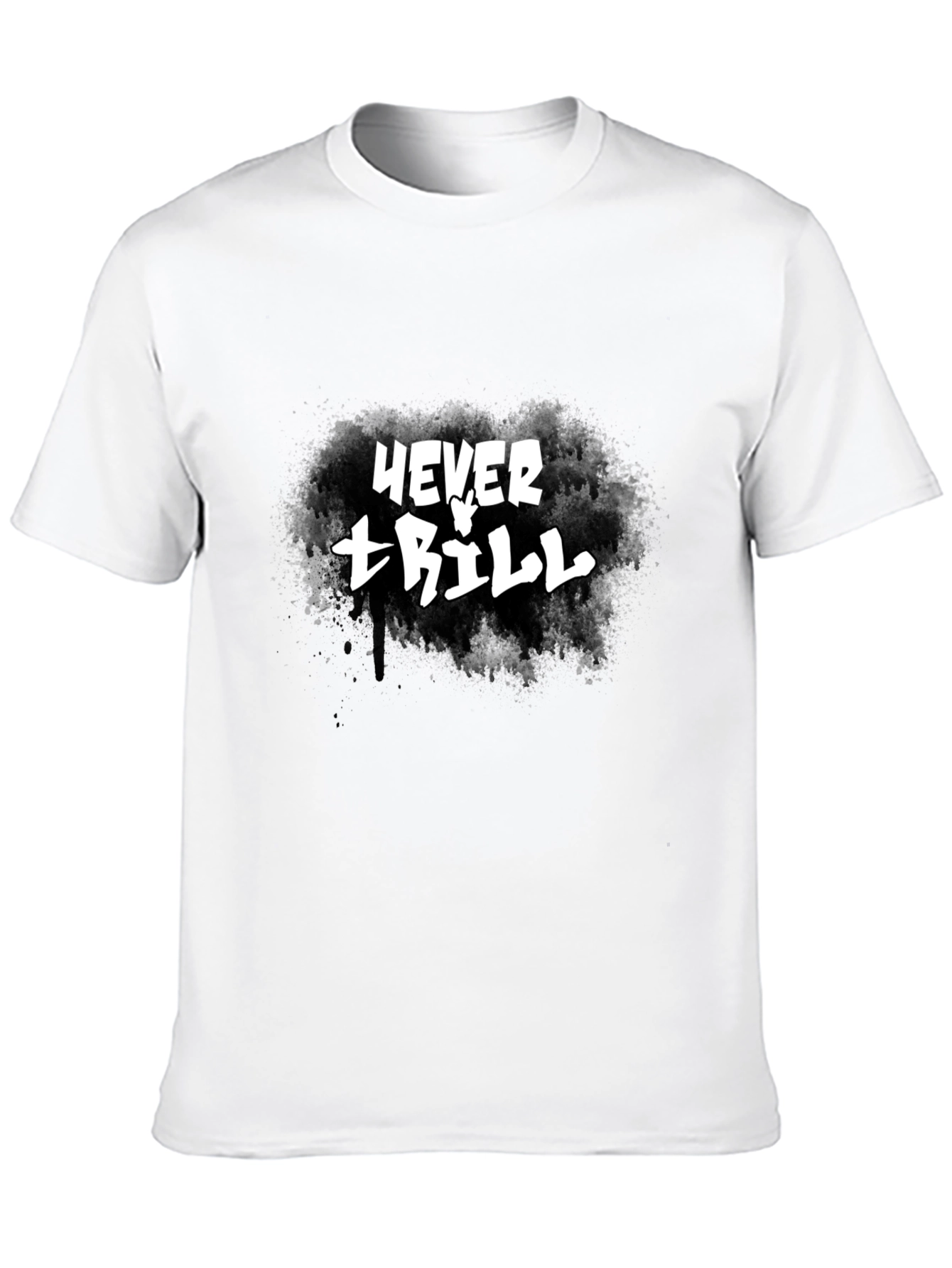 Black Never Trill Graphic T-Shirt - Black view 10