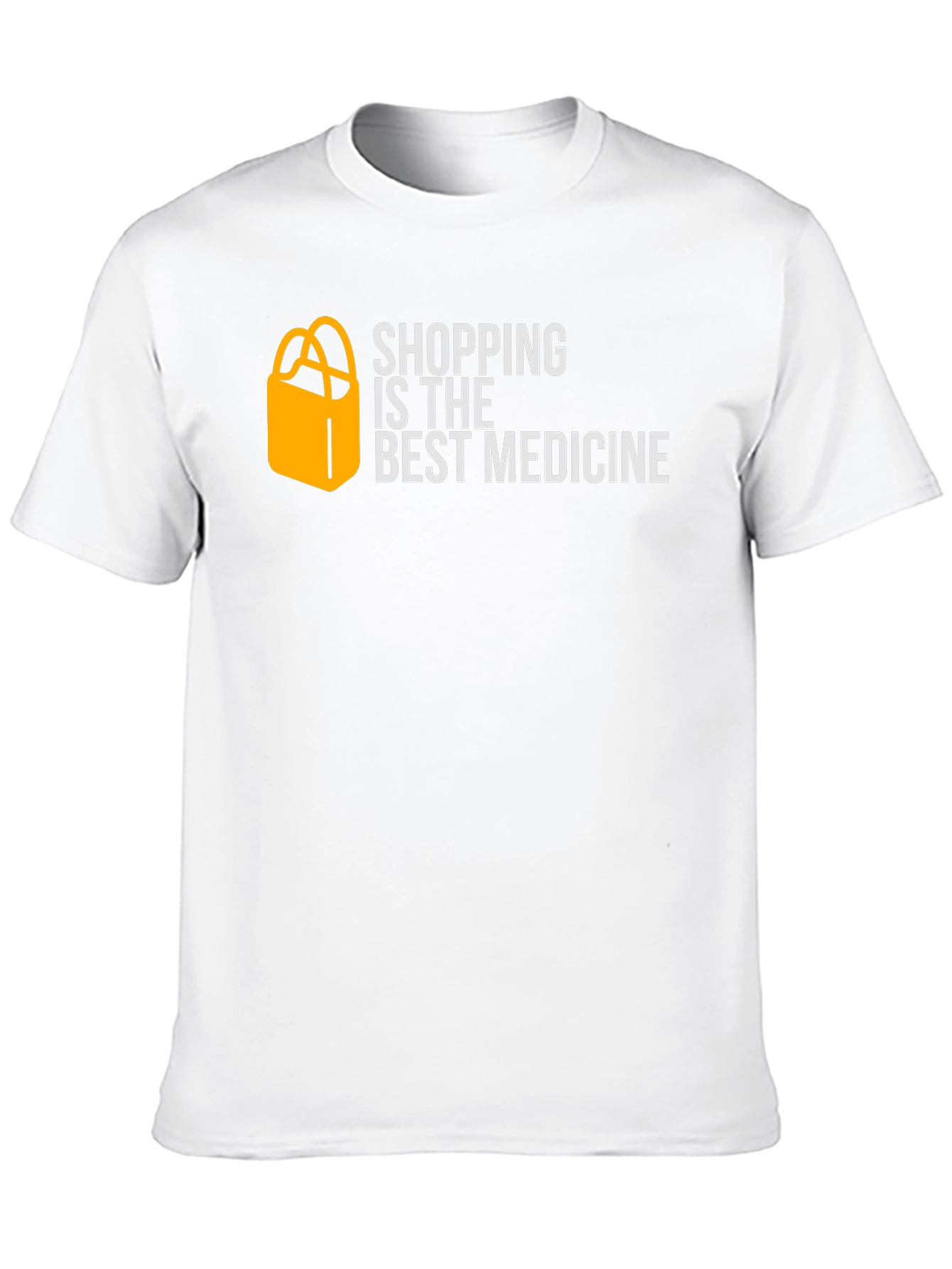 Black Shopping is the Best Medicine Graphic T-Shirt view 10