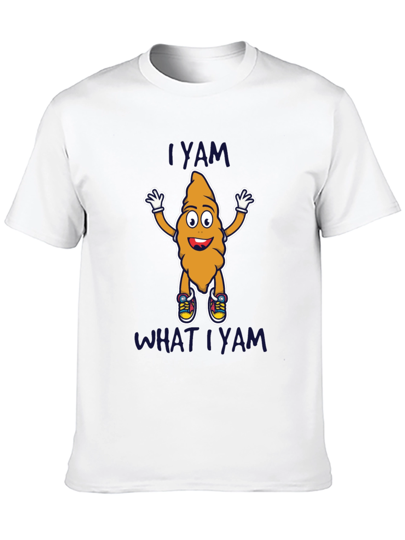 Black I Yam What I Yam T-Shirt view 10