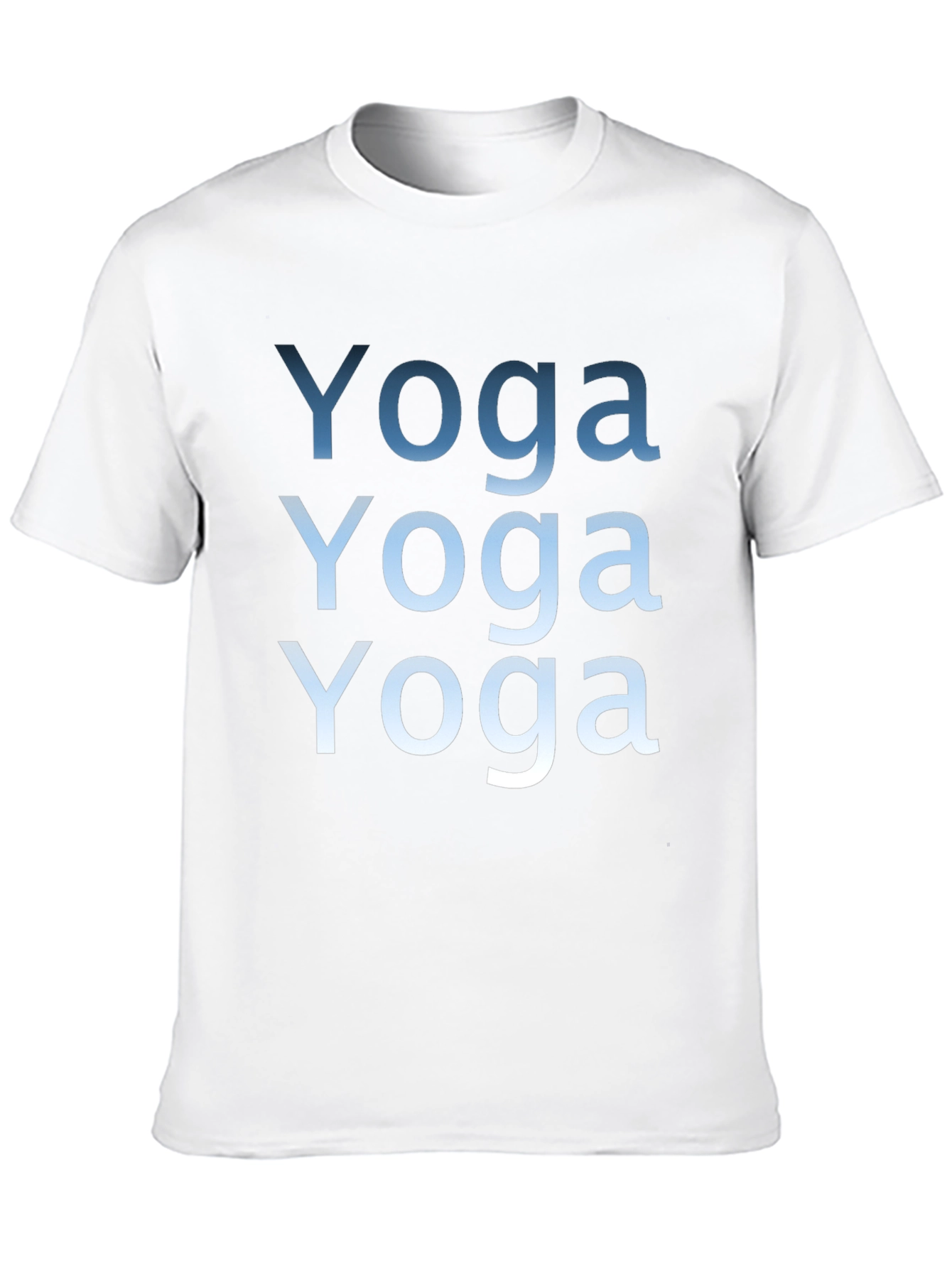 Black Yoga Text T-Shirt - Relax in Comfort & Style view 10