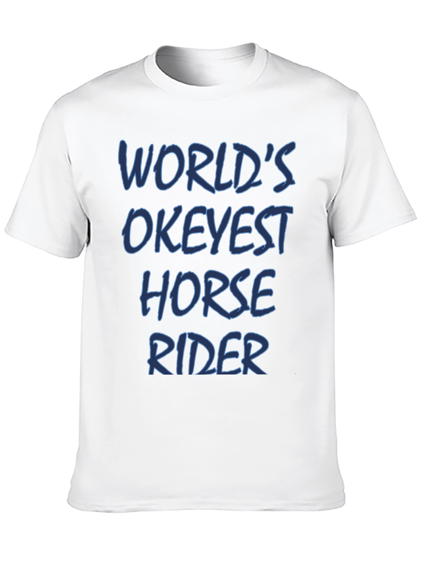 Black World's Okeyest Horse Rider T-Shirt view 10