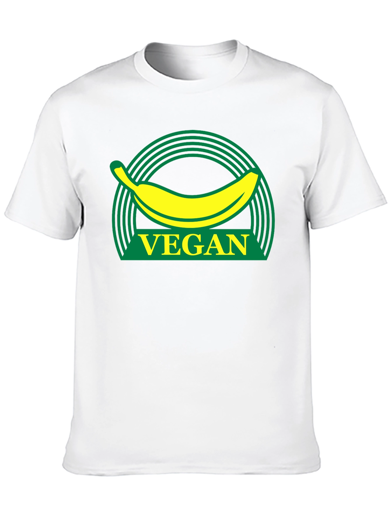 Vegan Banana T-Shirt - Unisex Black Tee - 10
