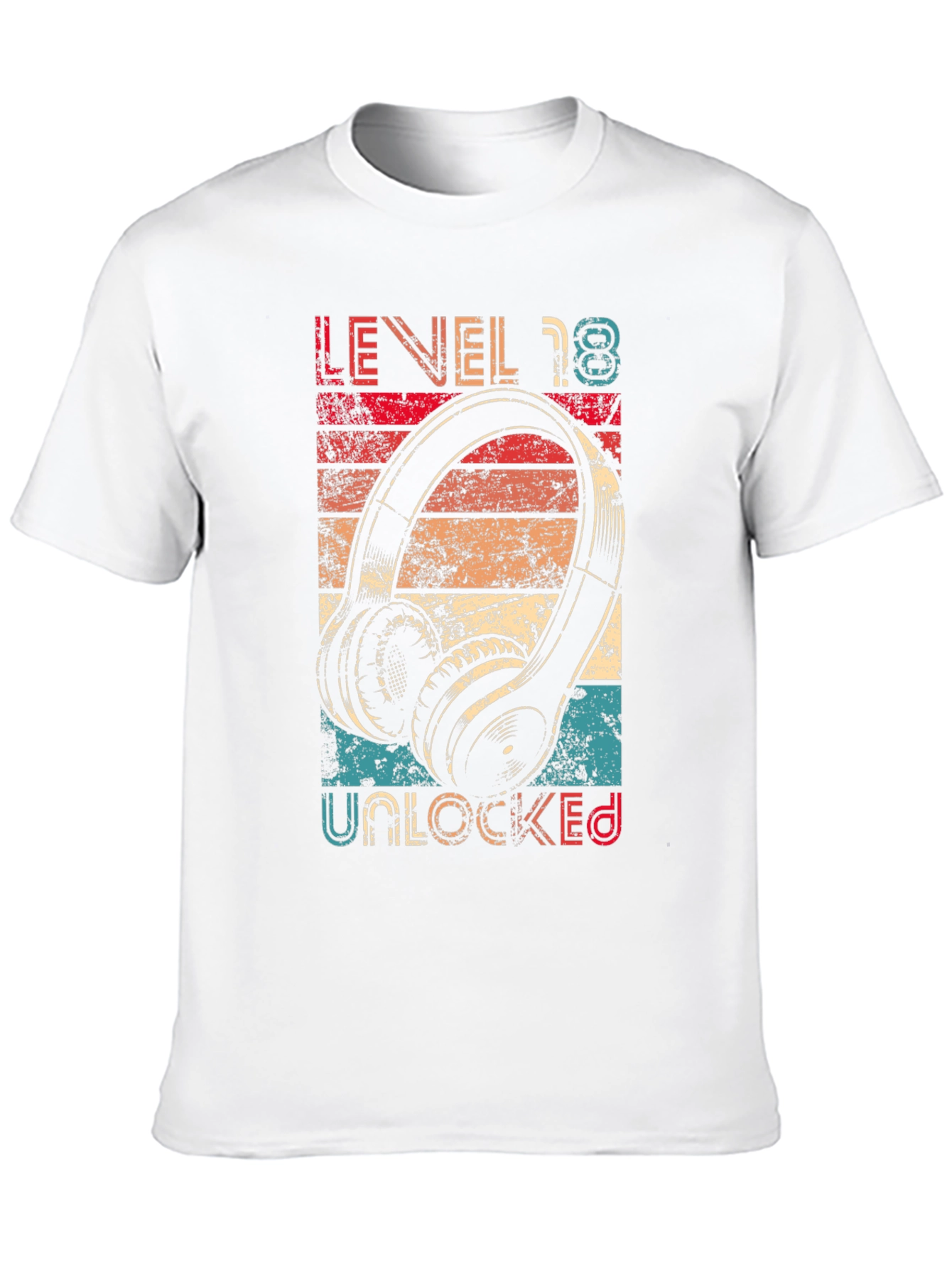 Black Level 18 Unlocked T-Shirt Birthday Gamer Gift view 10