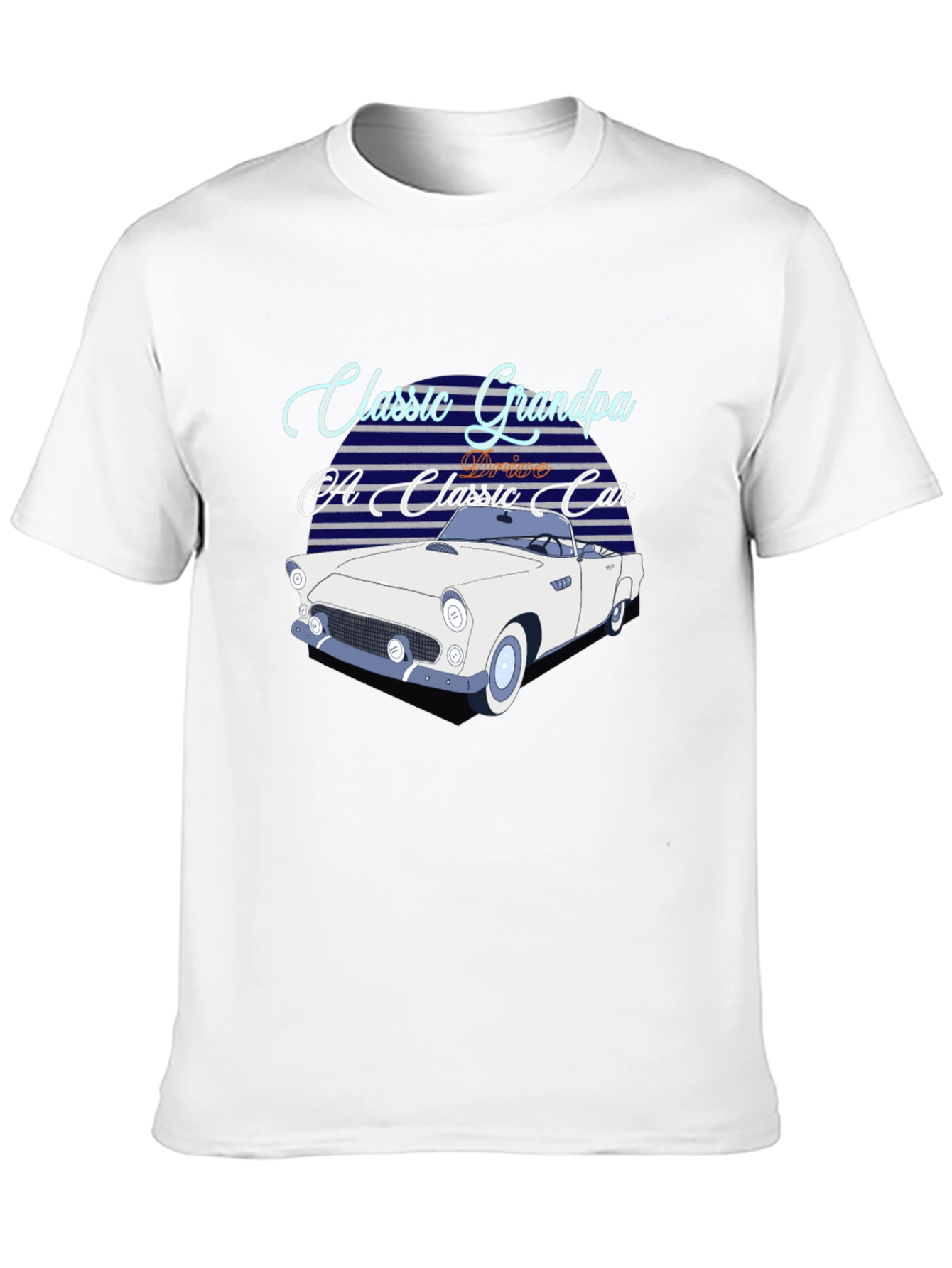 Black Classic Grandpa Car T-Shirt view 10