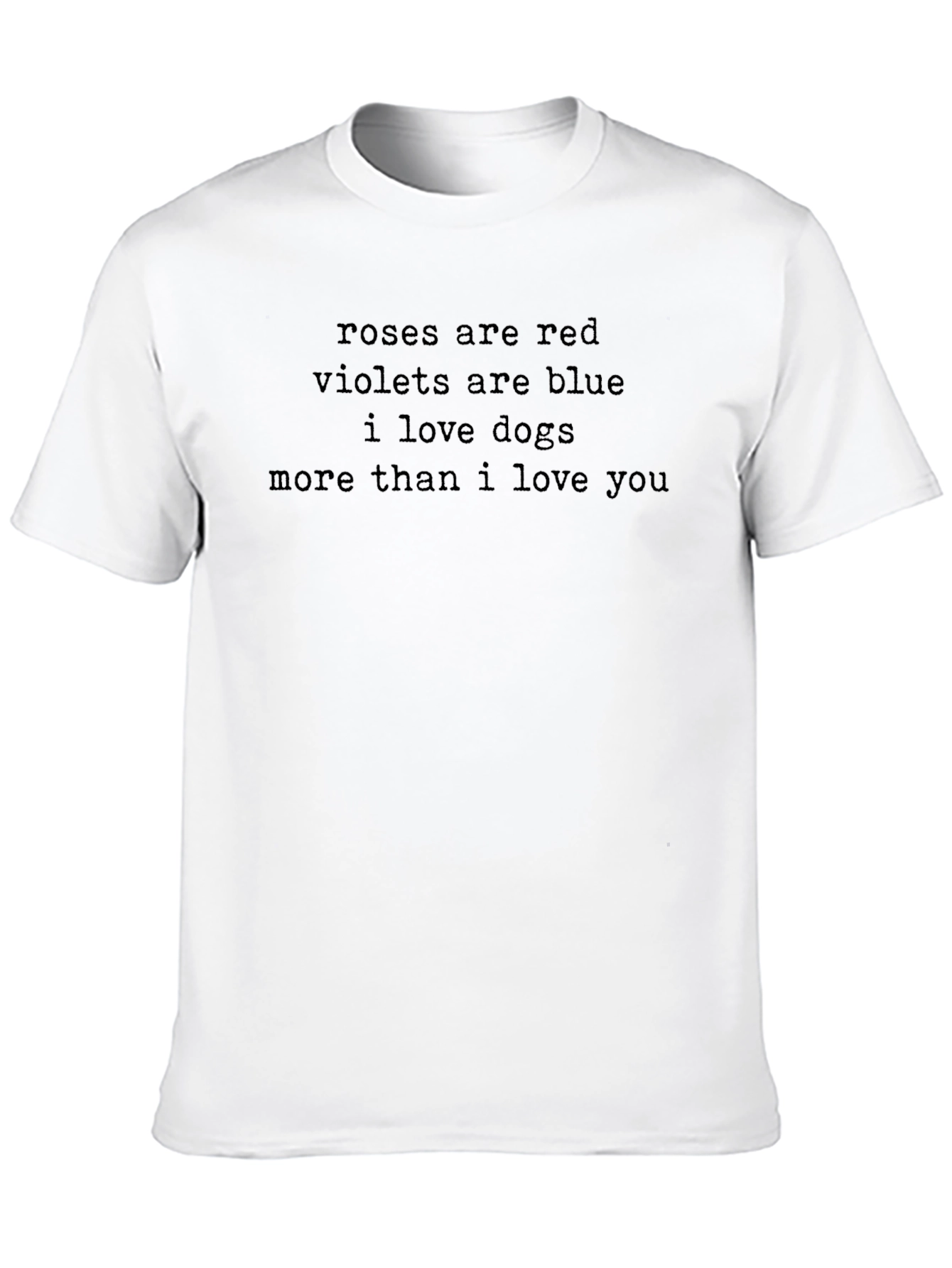 Black Roses are Red I Love Dogs T-Shirt view 10