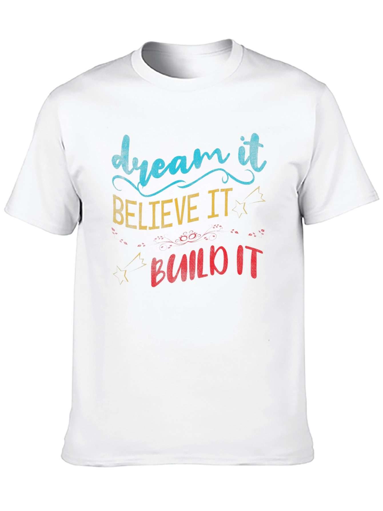 Black Dream, Believe, Build T-Shirt view 10