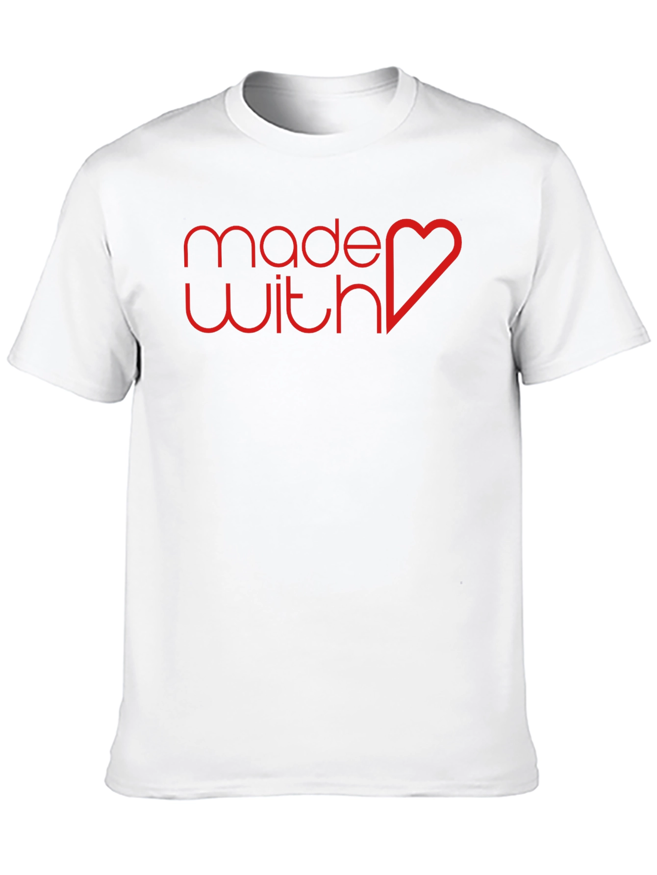 Black Made With Love Graphic Tee - Stylish Unisex T-Shirt view 10