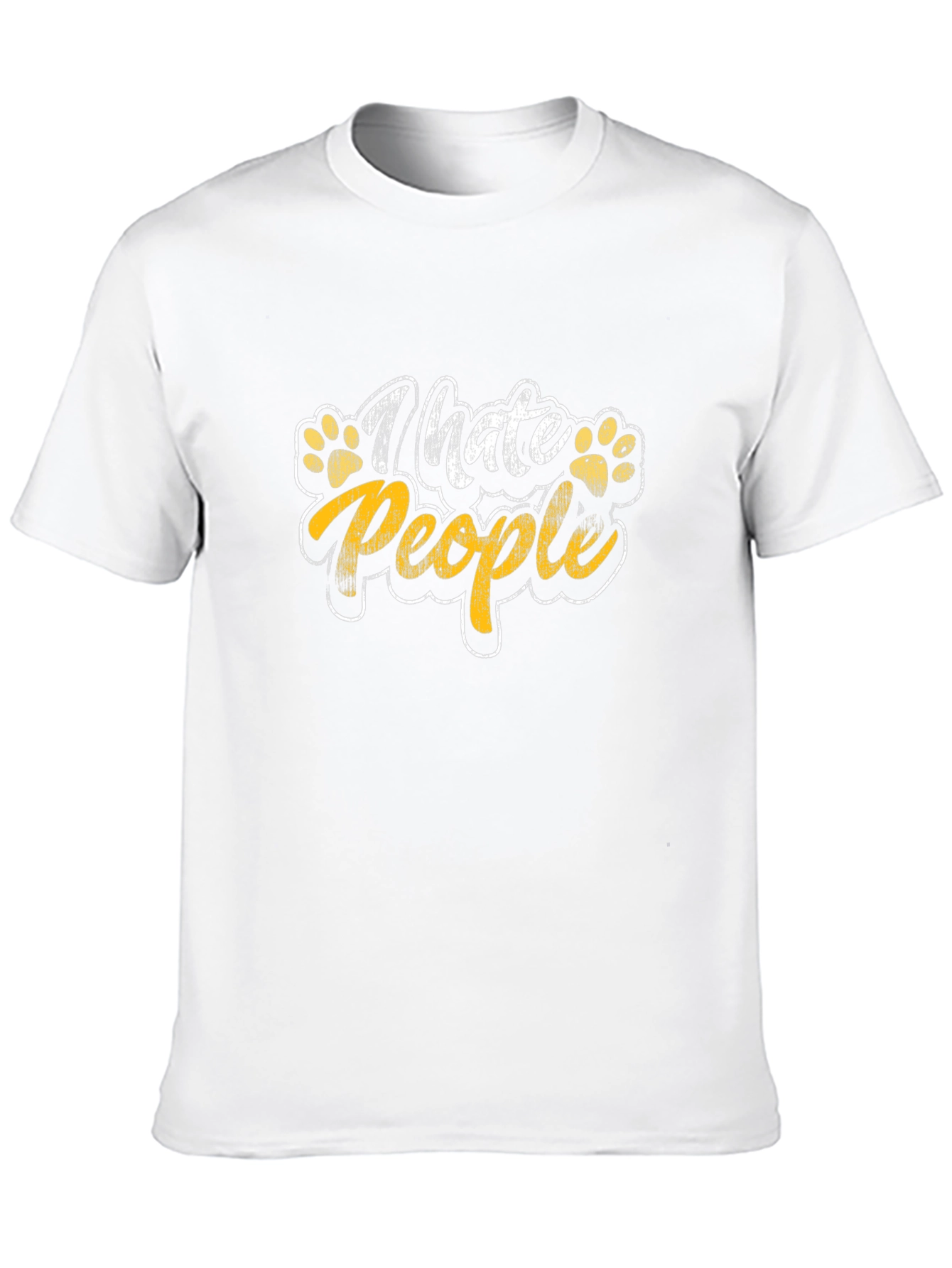 Black I Hate People T-Shirt - Novelty Graphic Tee view 10