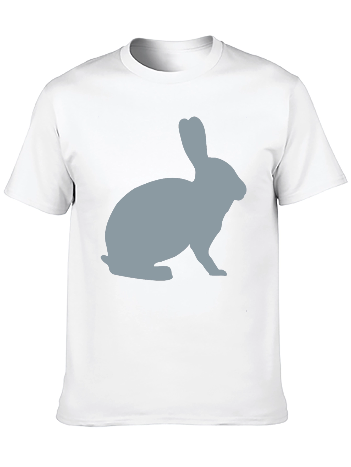 Black Rabbit Silhouette Graphic Tee - Unisex Soft Cotton T-Shirt view 10
