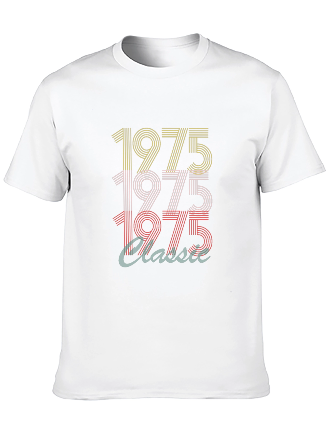 Black Vintage 1975 Classic T-Shirt view 10