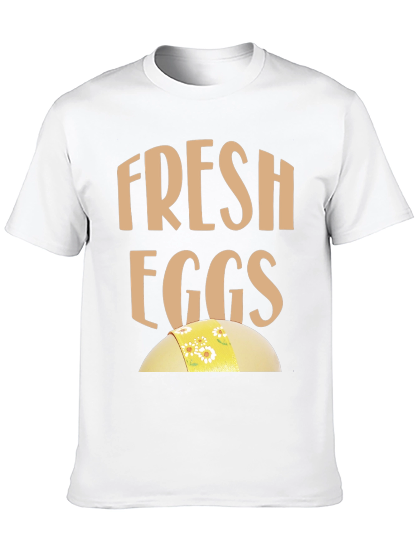 Black Fresh Eggs Funny T-Shirt view 10