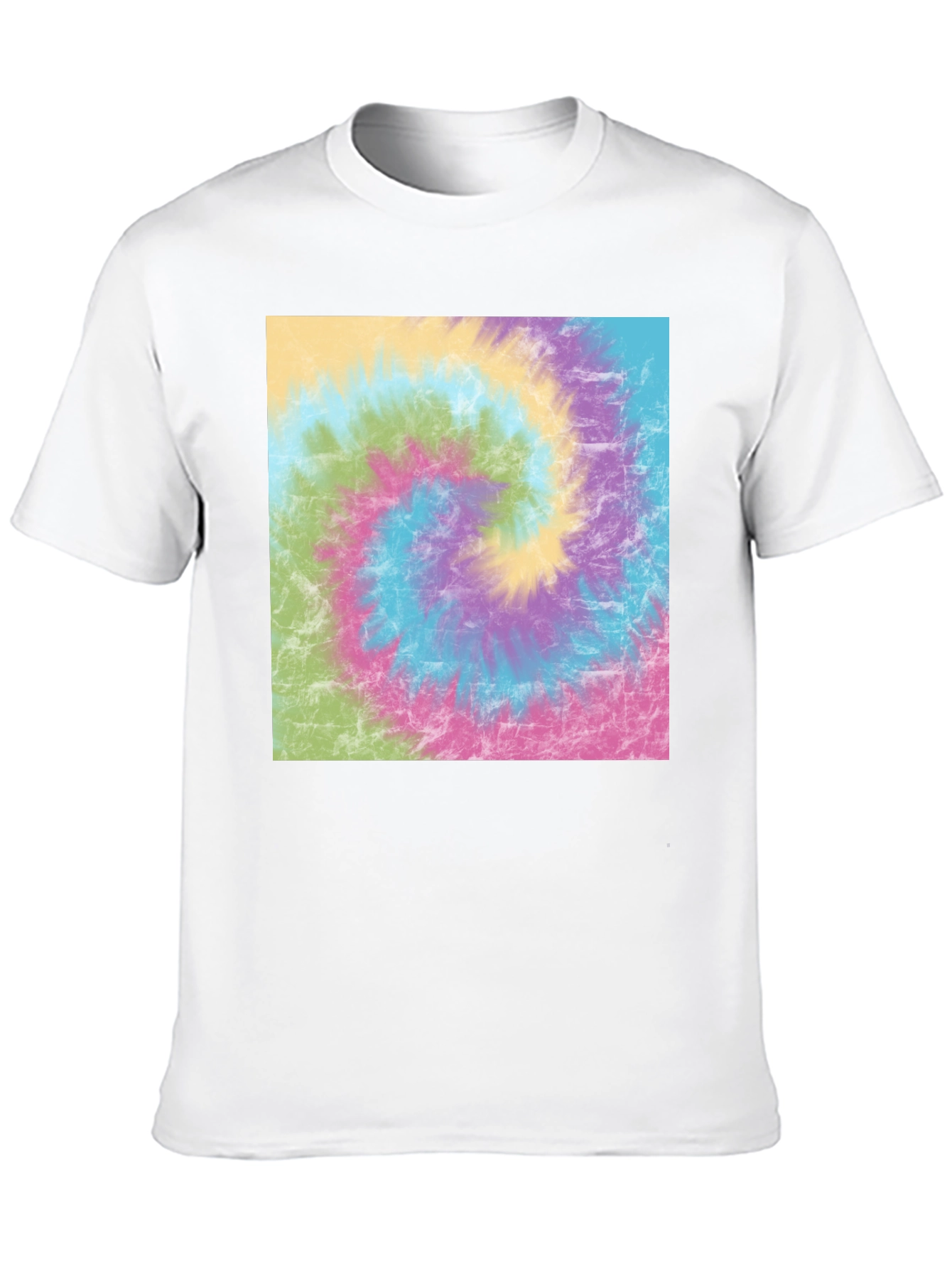 Black Tie Dye Swirl Graphic Tee - Casual Comfort view 10