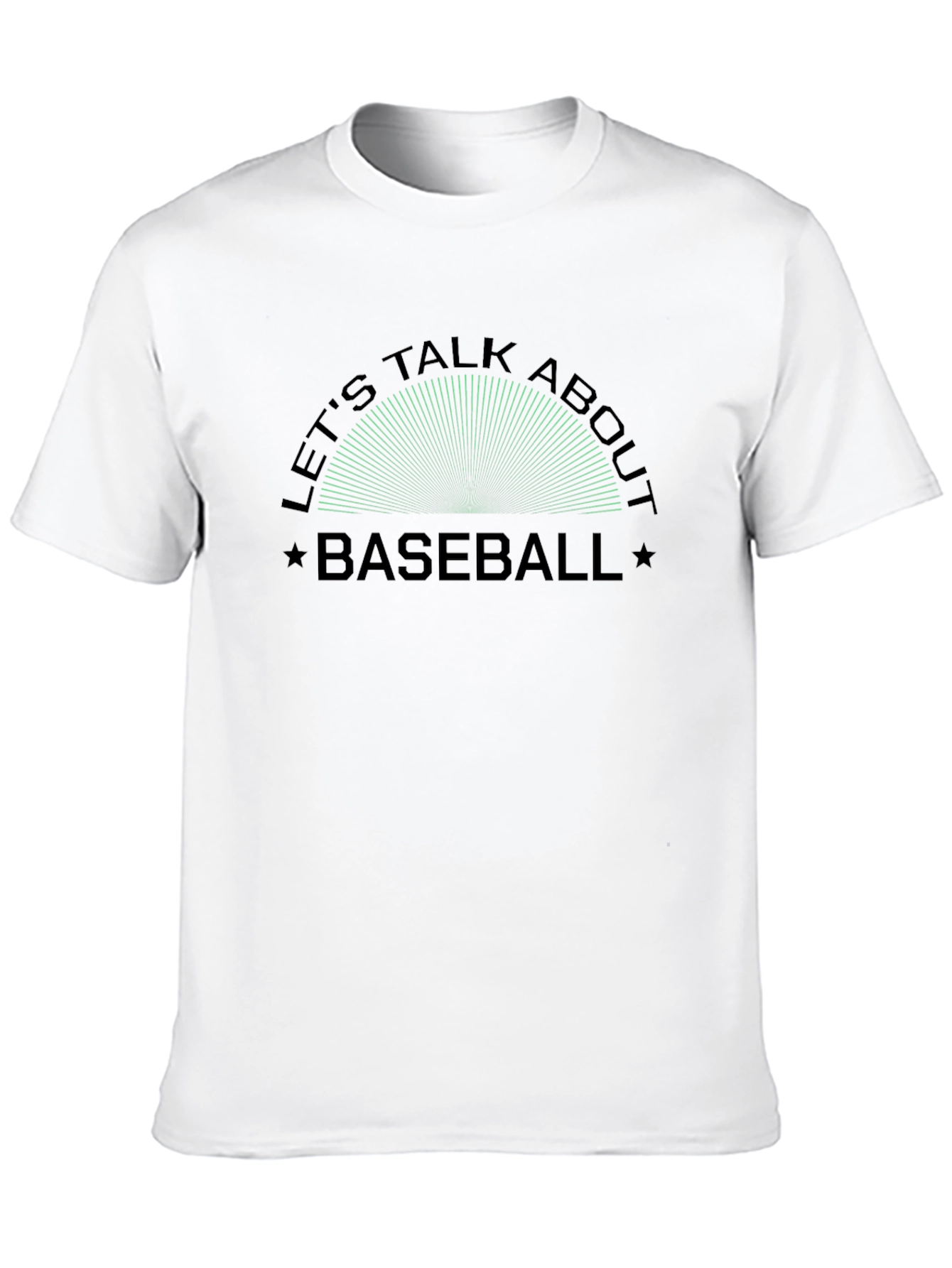 Black Let's Talk Baseball Graphic Tee view 10