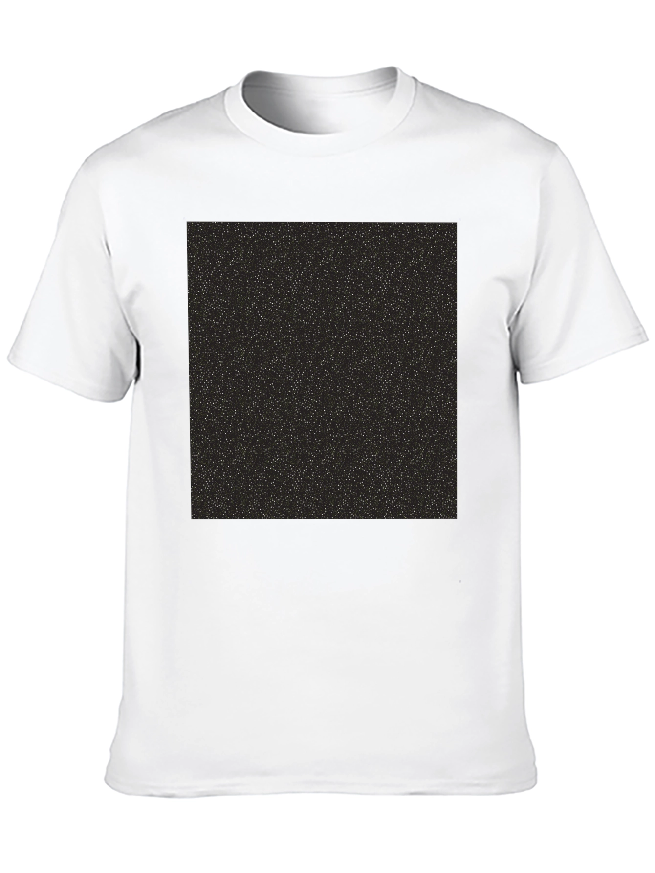 Black Black T-Shirt with Starry Print view 10