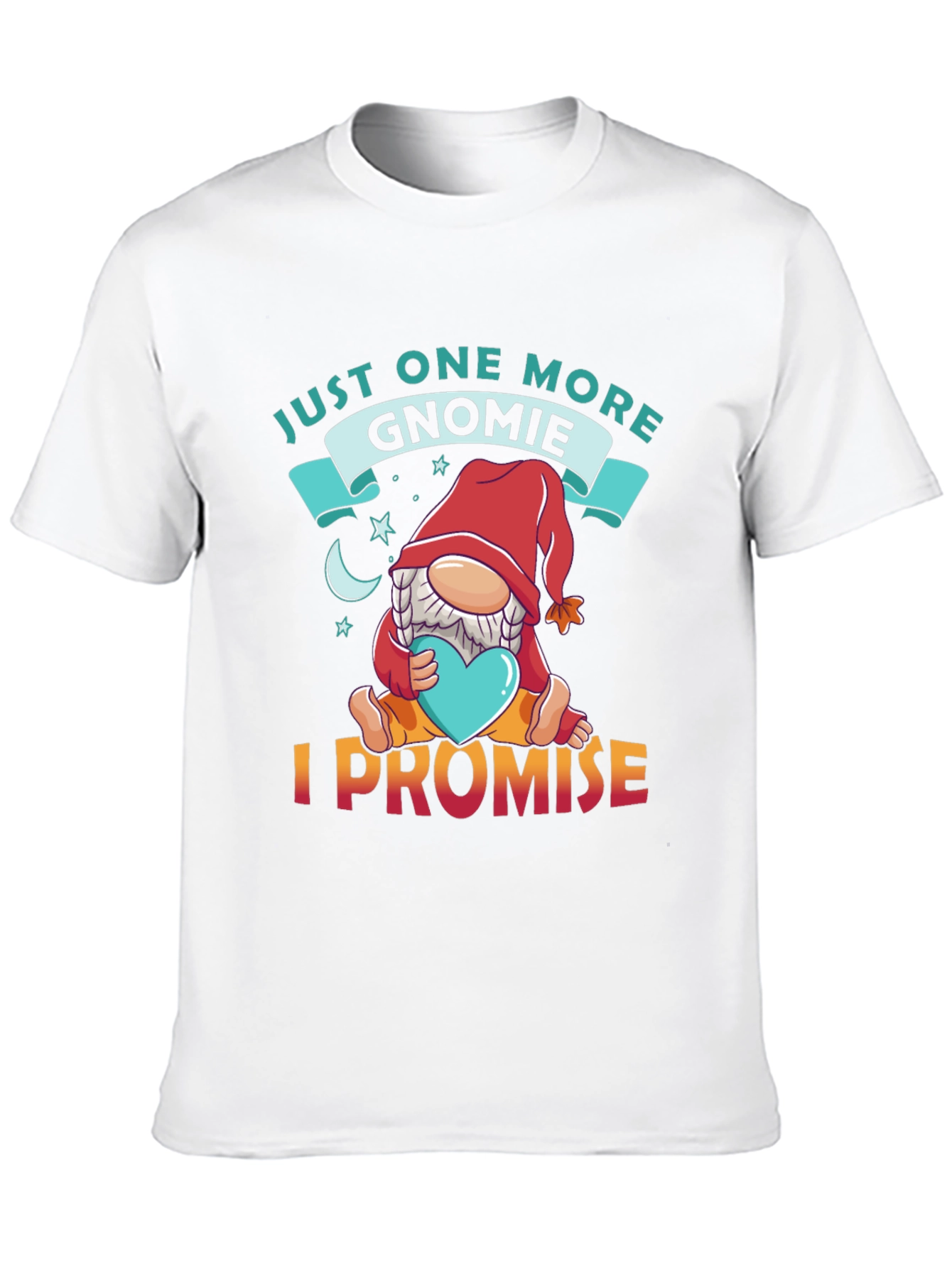 Black Gnomie Promise T-Shirt - Cute Gnome Lover Tee view 10