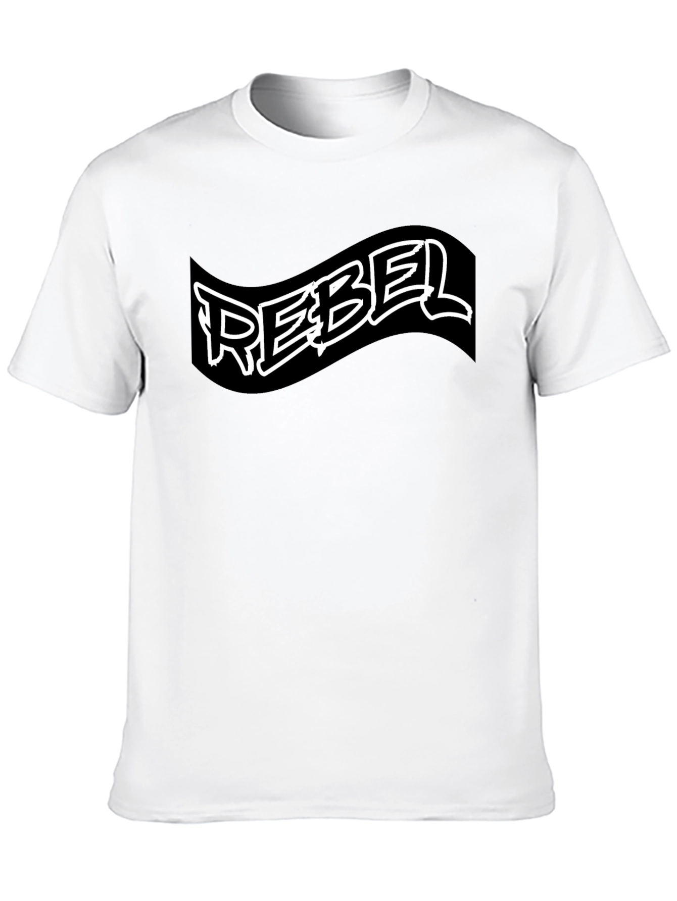 Black Rebel Black T-Shirt - Edgy Graphic Tee view 10
