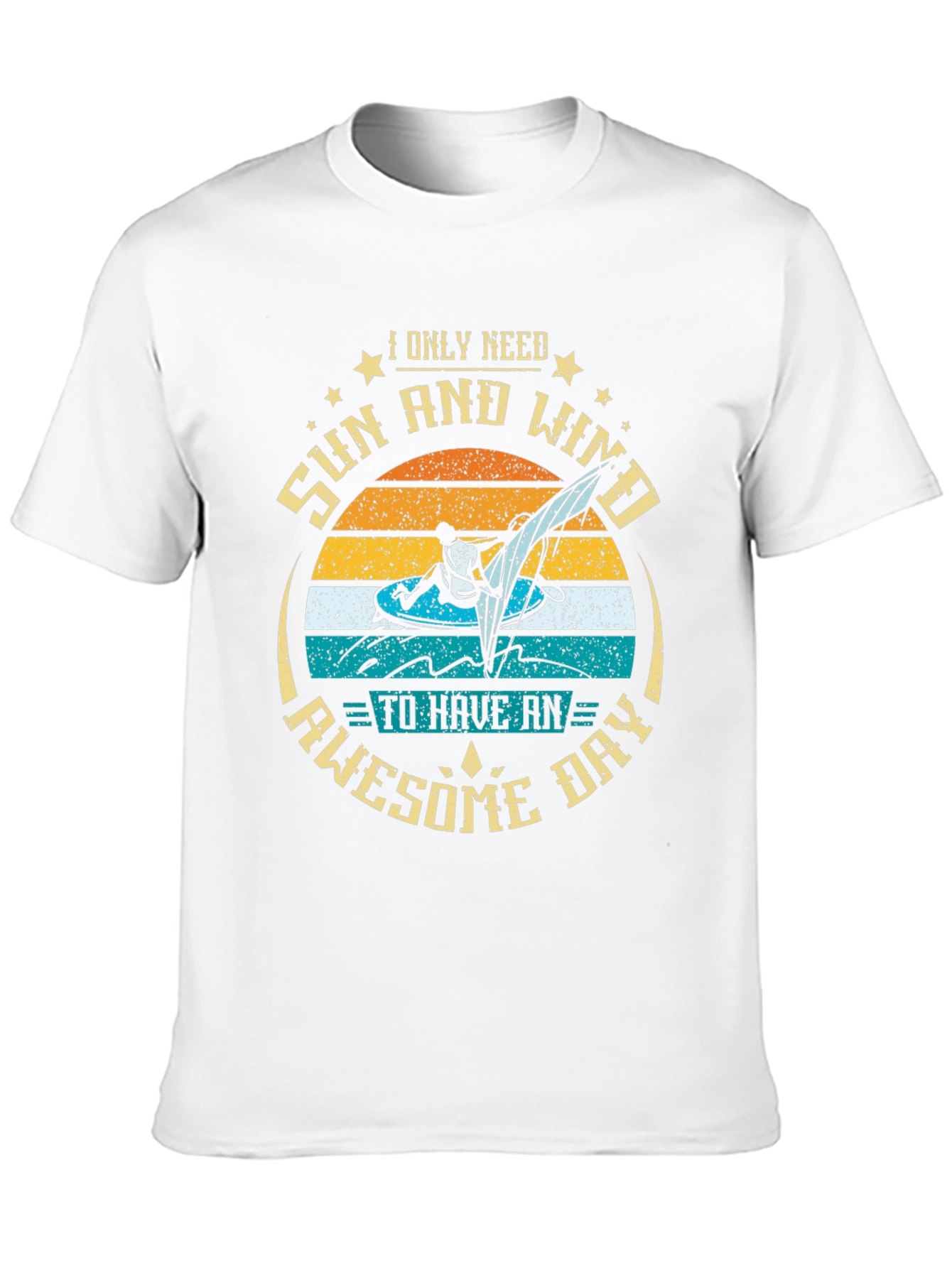 Black Sun & Wind T-Shirt: Awesome Day Vibes view 10