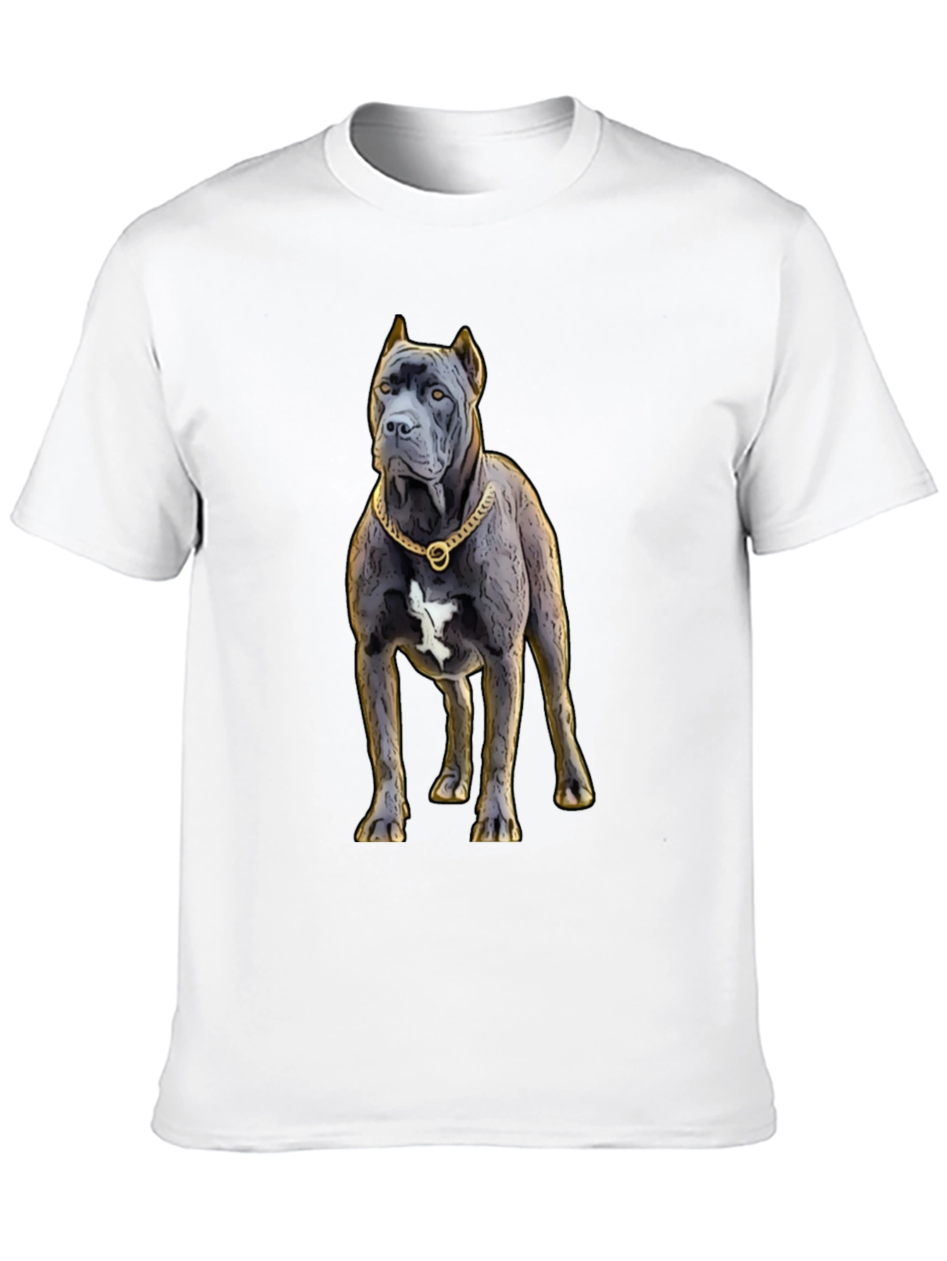 Black Cane Corso Dog Graphic T-Shirt view 10