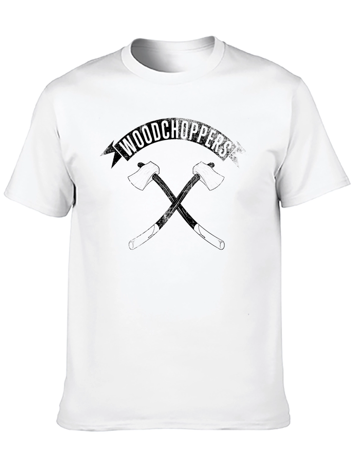Black Woodchoppers Axe Graphic T-Shirt view 10