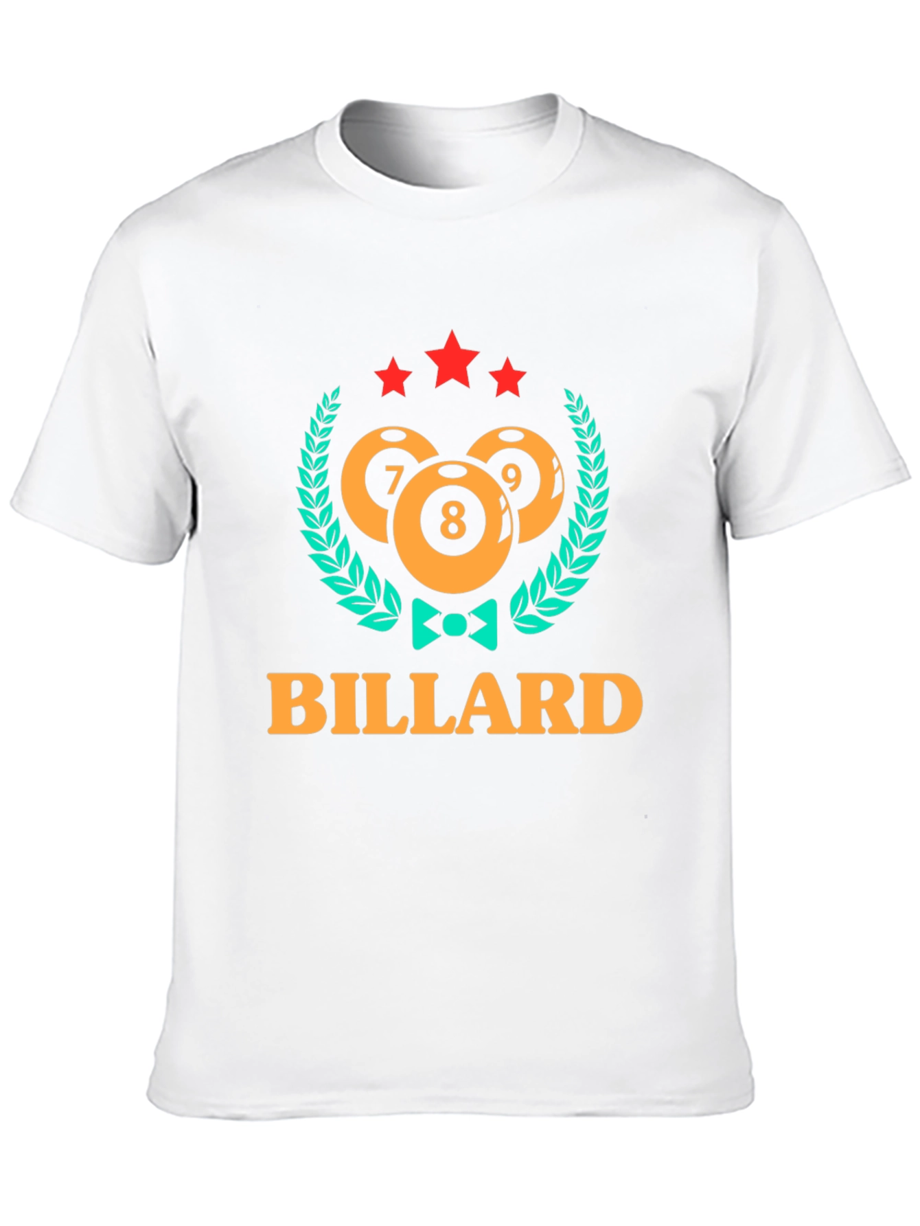 Black Billiard Ball Graphic Tee - Black Cotton Blend view 10