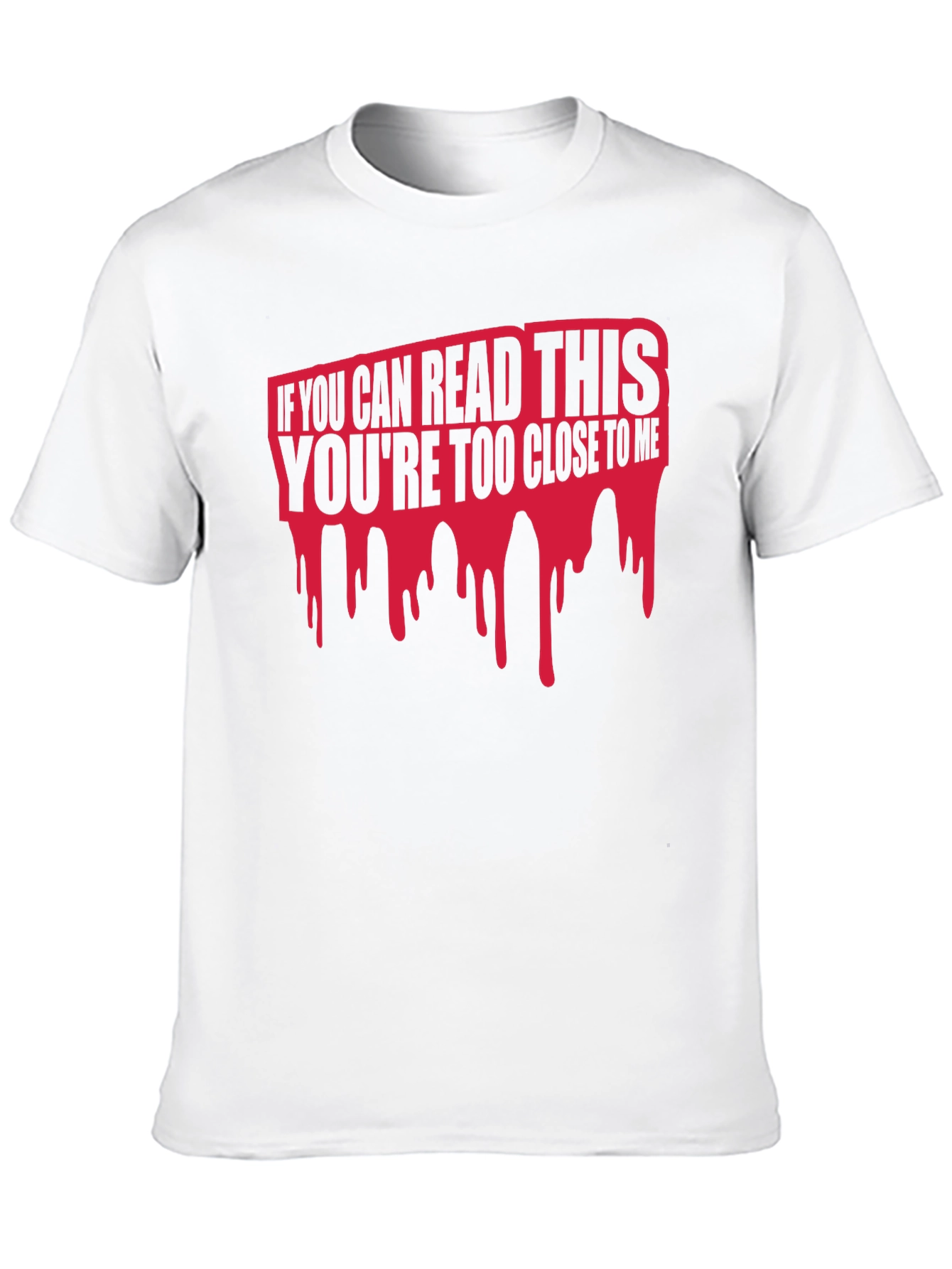 Black Funny Slogan T-Shirt - If You Can Read This view 10