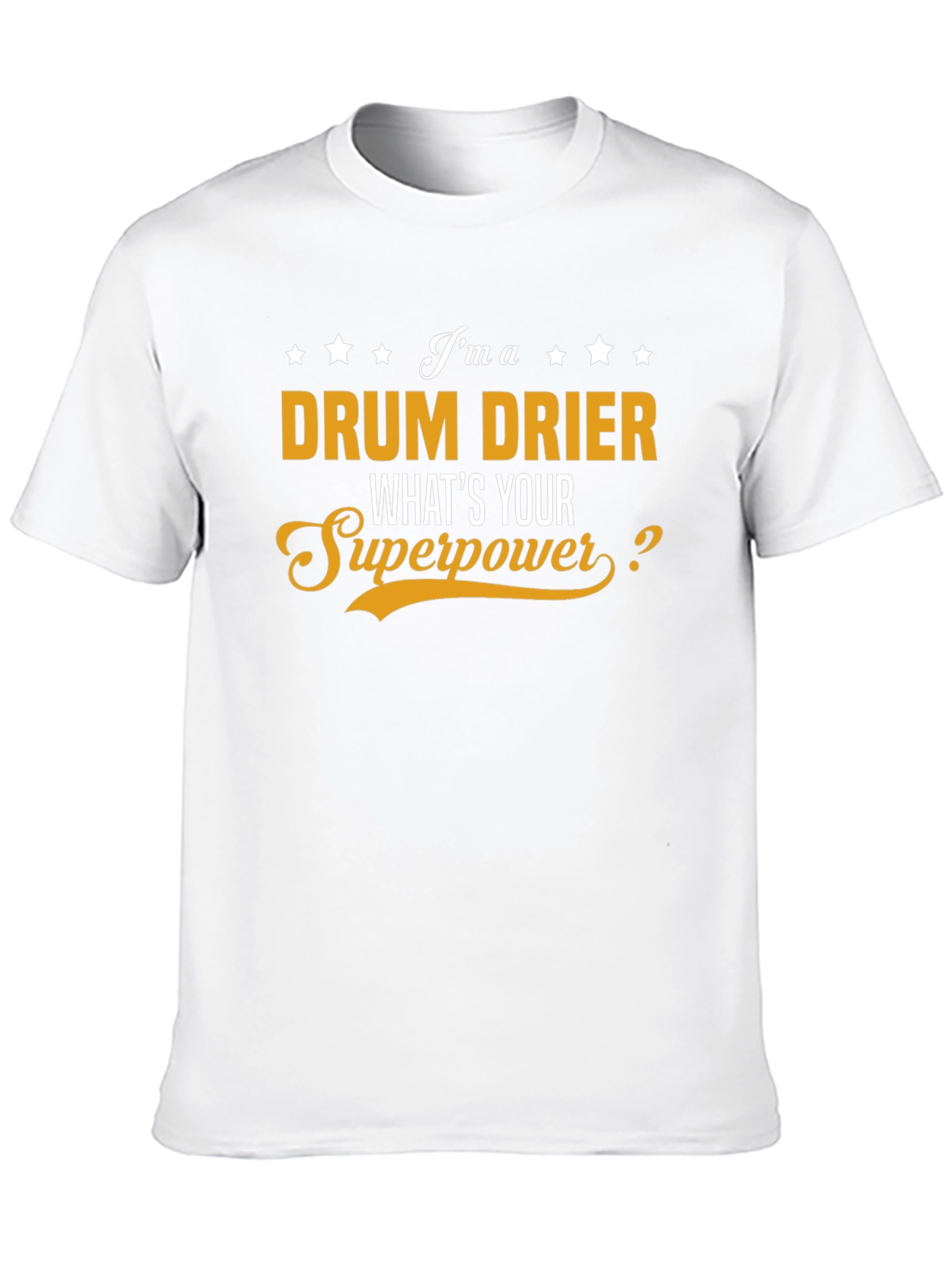 Black Drum Drier Superpower T-Shirt - Black Cotton Tee view 10
