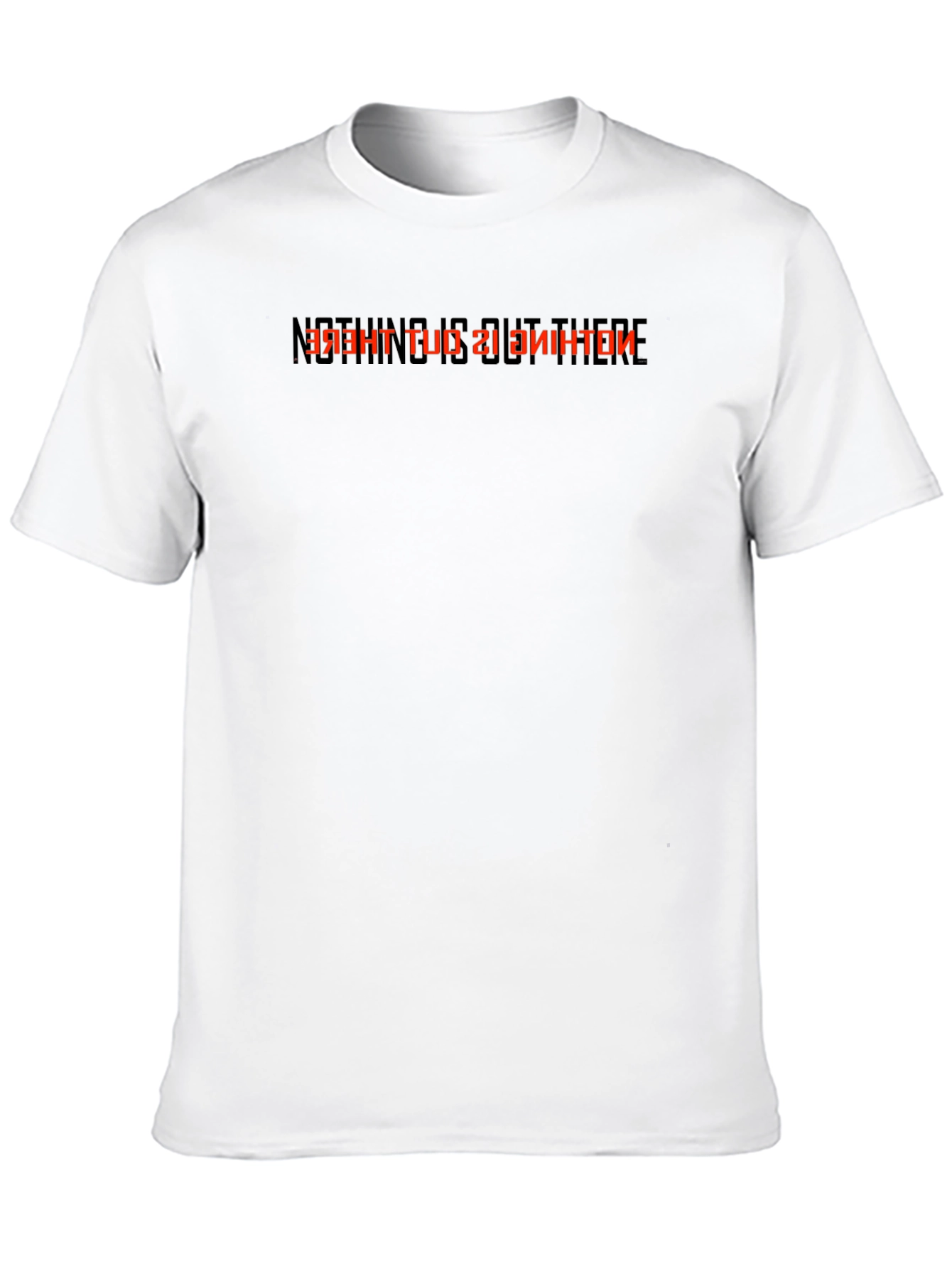Black Nothing Is Out There Black T-Shirt view 10