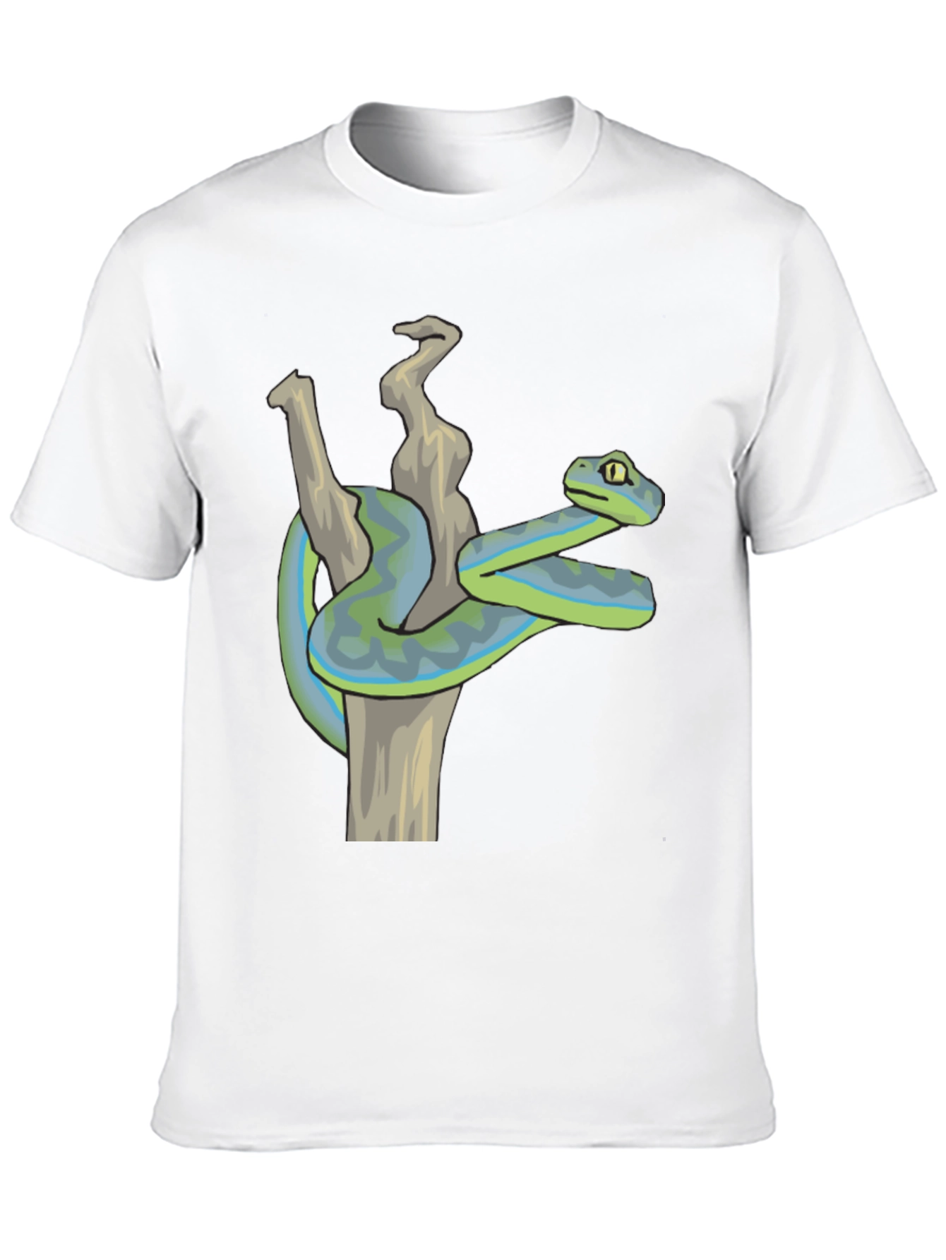 Black Snake T-Shirt: Reptile Art Tee view 10