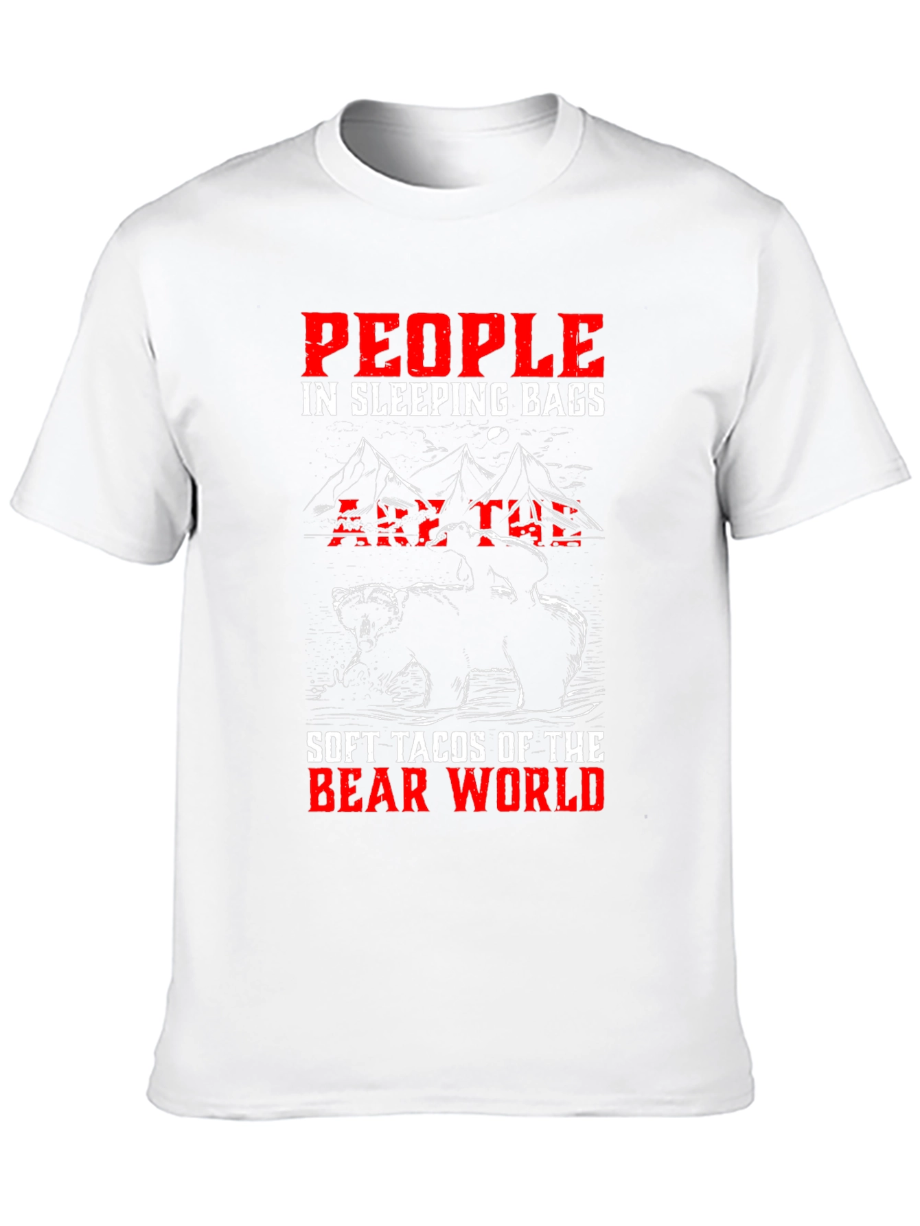 Black Bear World Sleeping Bag T-Shirt view 10