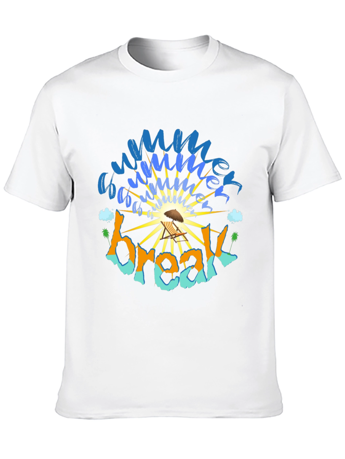 Black Summer Break Graphic Tee view 10