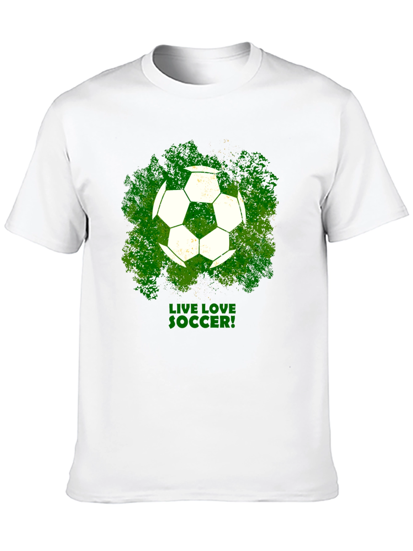 Black Live Love Soccer Graphic T-Shirt view 10