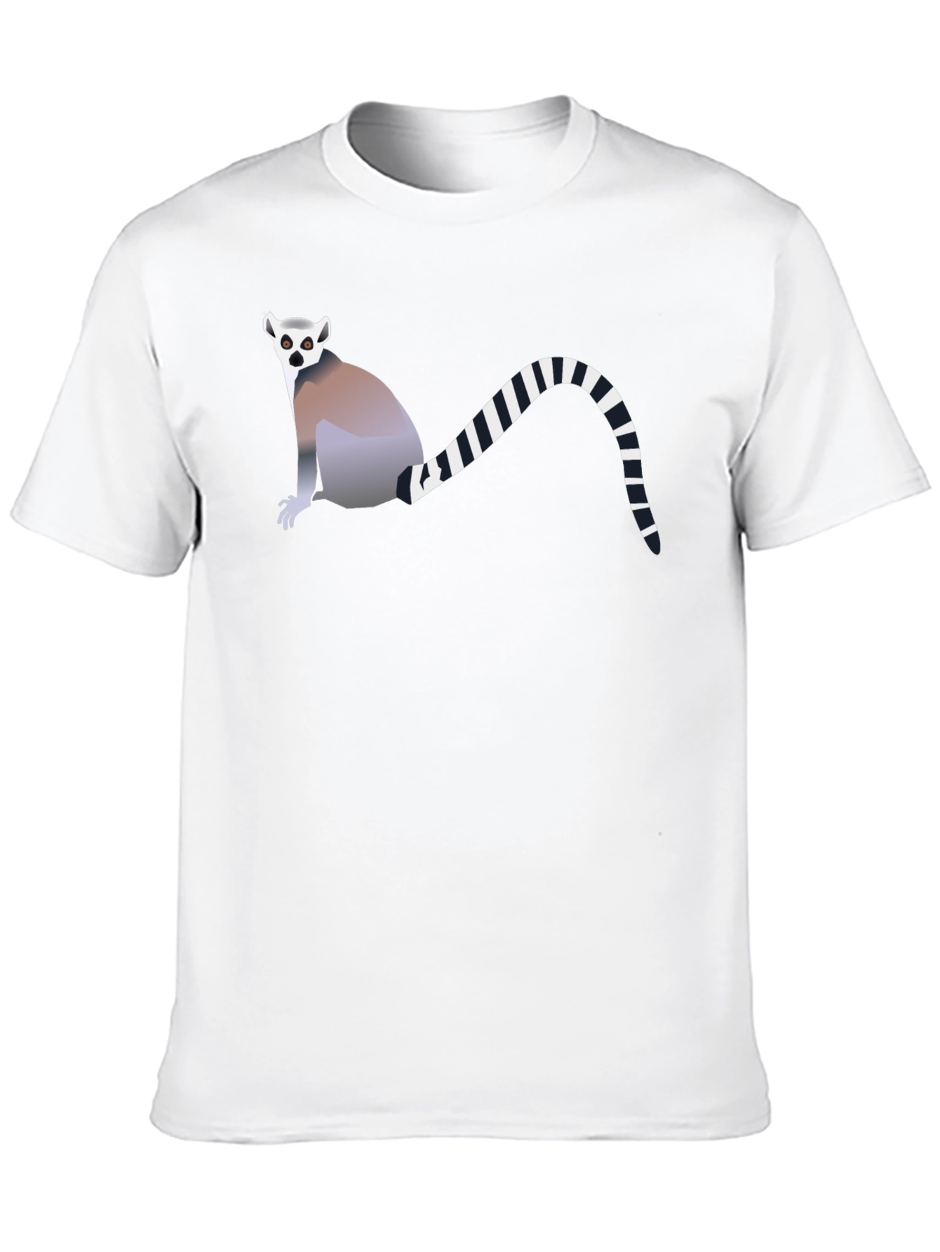 Black Lemur Graphic Tee - Black Cotton Comfort view 10