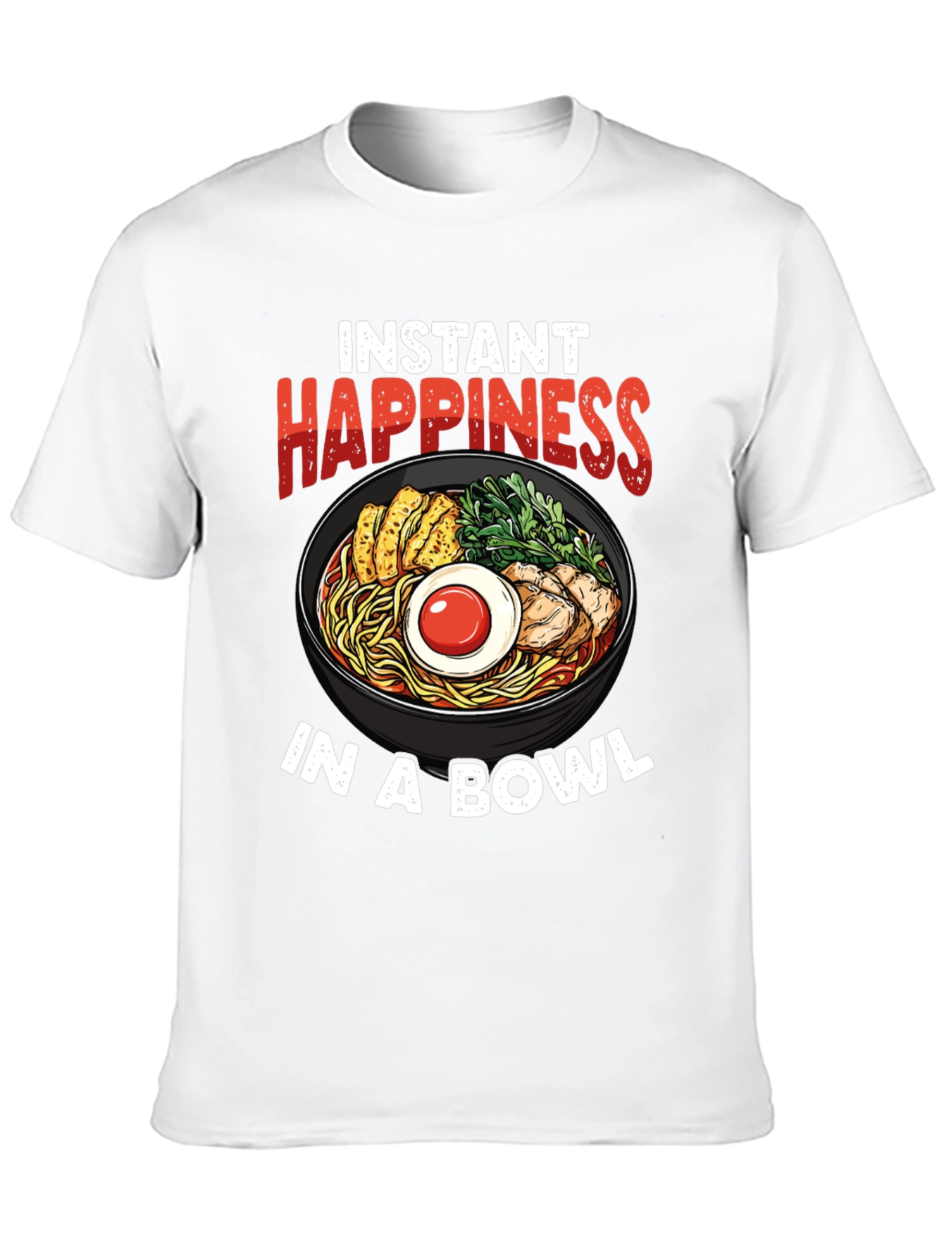 Instant Happiness Ramen Bowl Graphic Tee - 10