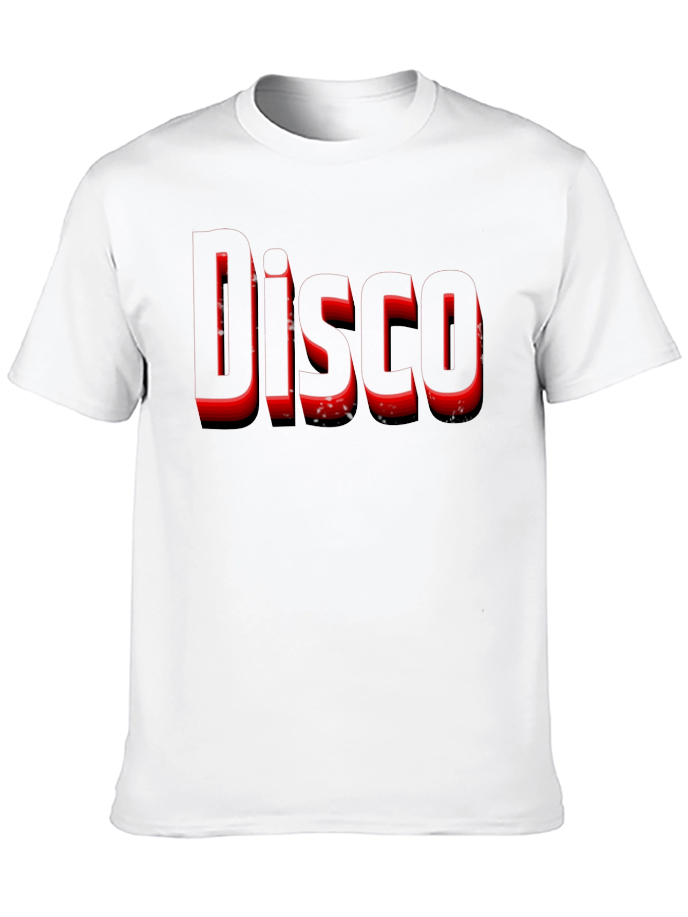 Black Disco Graphic Tee - Retro Party Shirt view 10