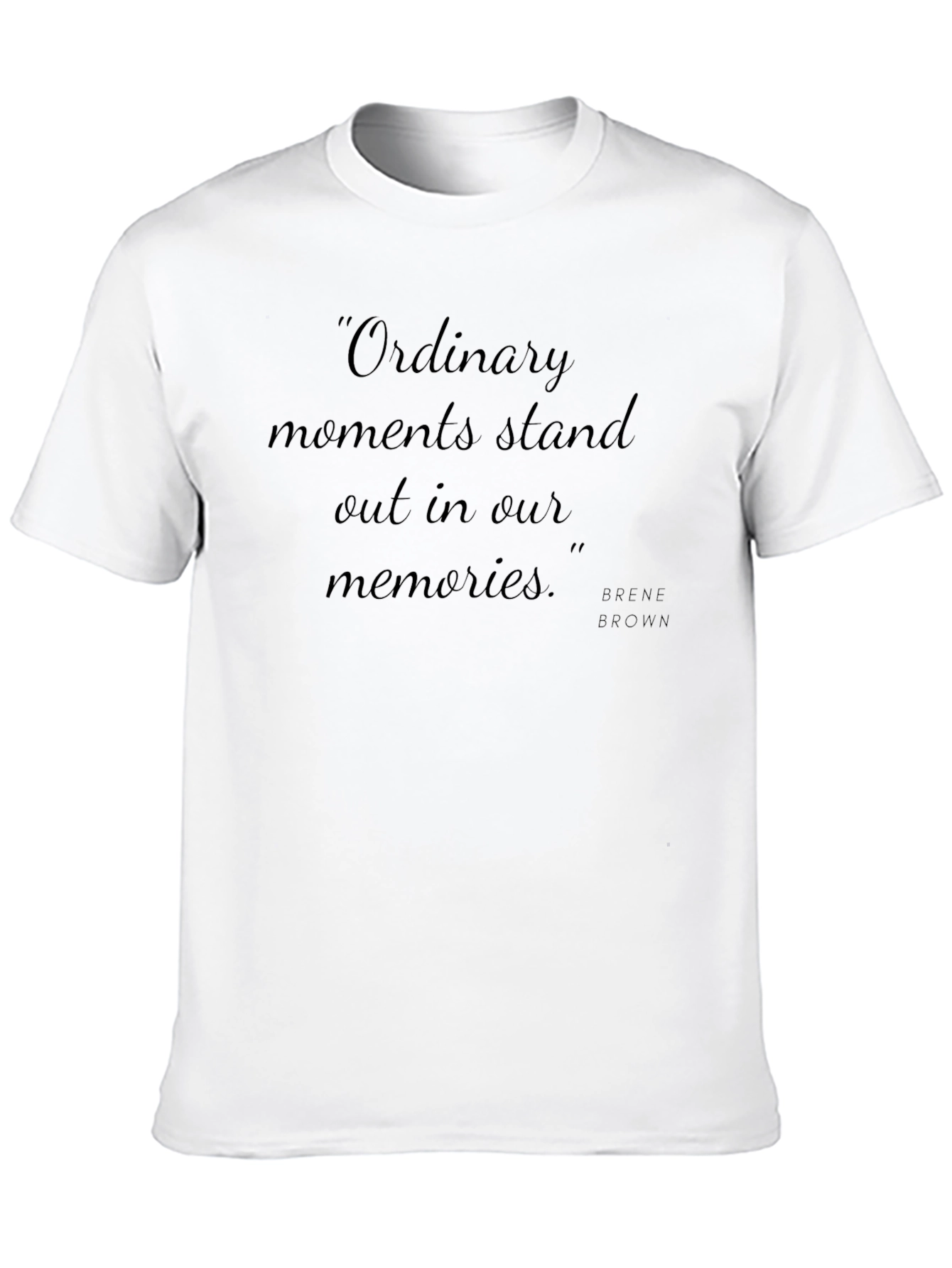 Black Inspirational Quote Graphic Tee - Ordinary Moments view 10