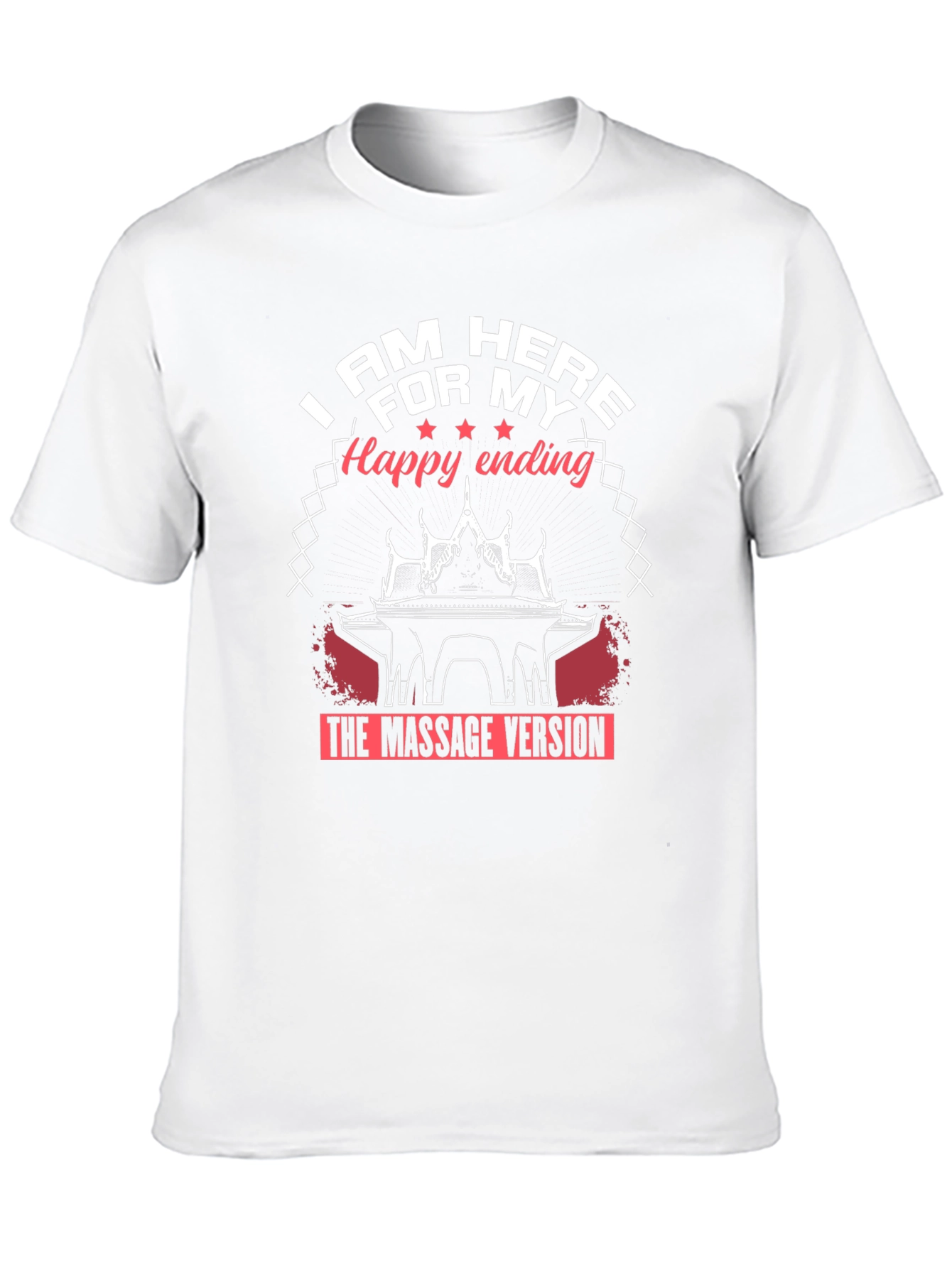 Black Massage Version Happy Ending Graphic Tee view 10