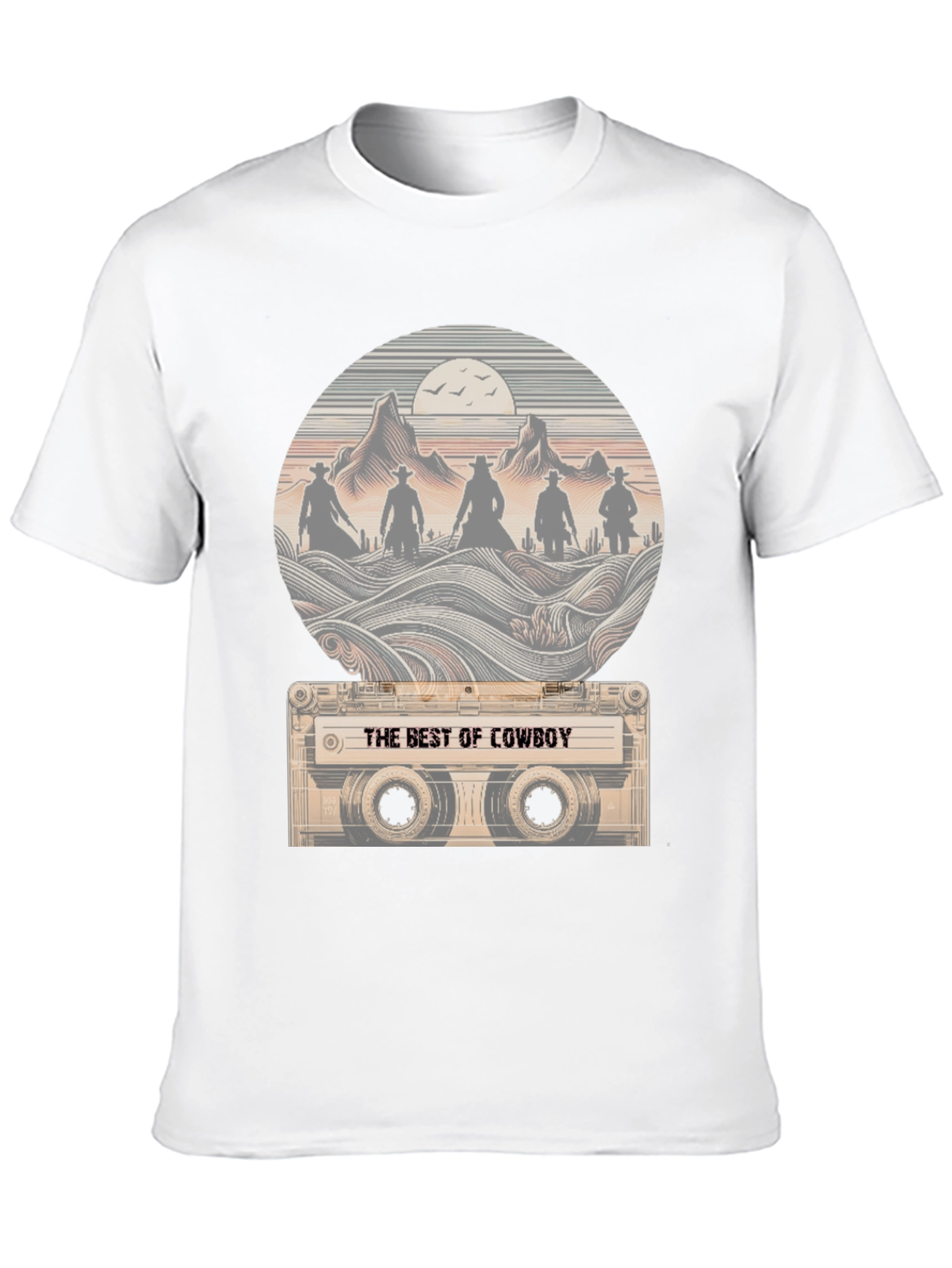 Black Best of Cowboy Graphic T-Shirt view 10