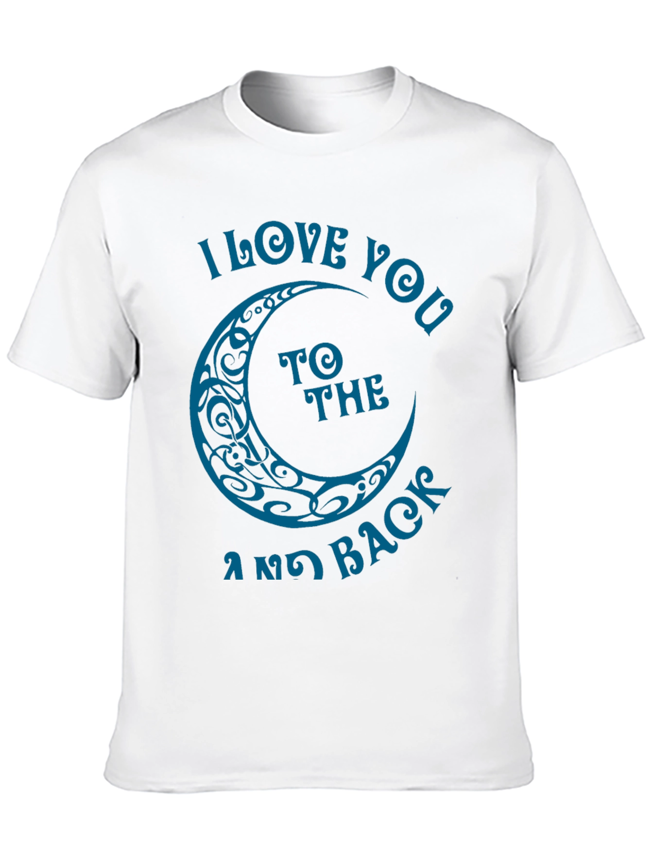 Black I Love You to the Moon and Back Graphic Tee view 10
