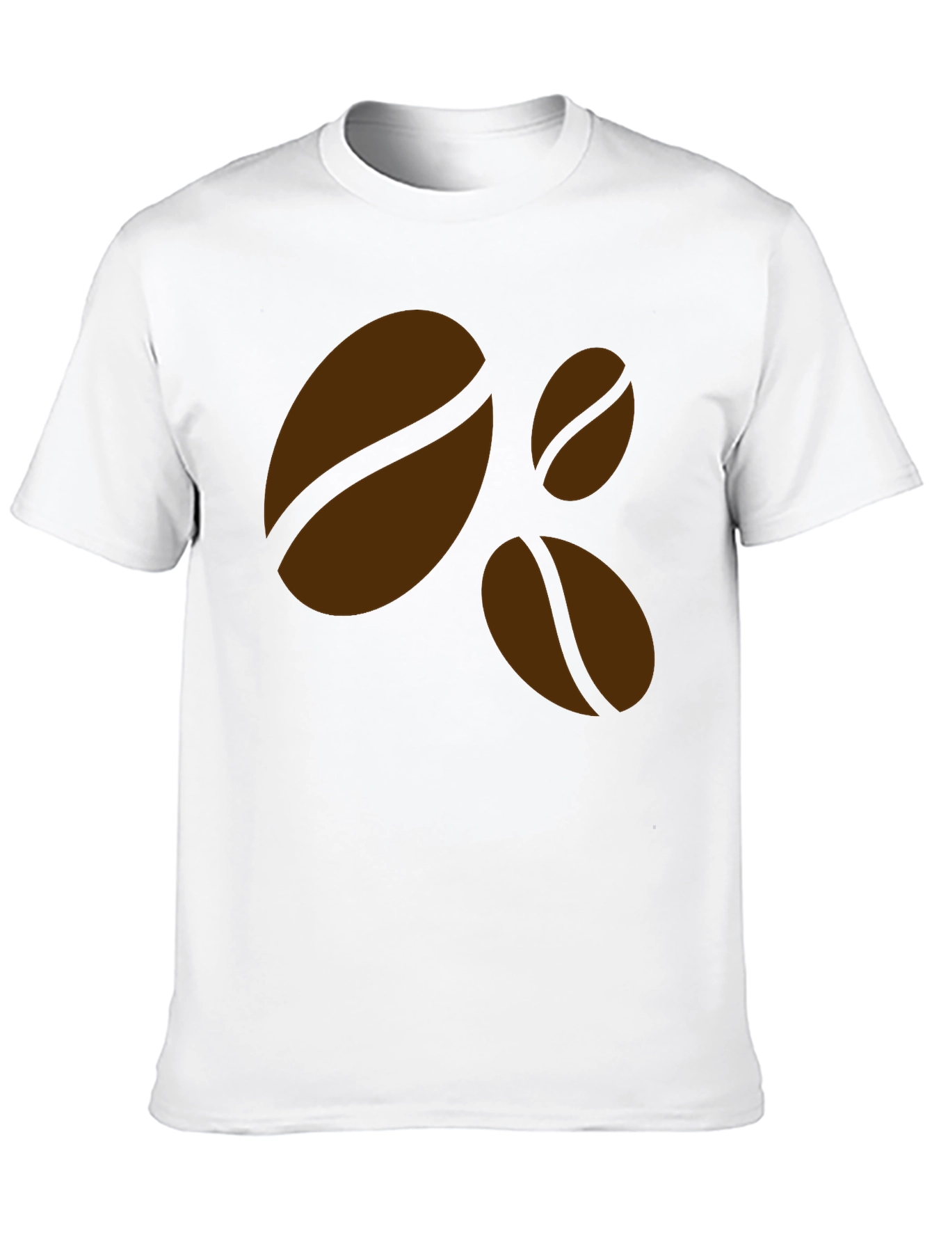 Black Coffee Bean Graphic Black T-Shirt - Casual Style view 10