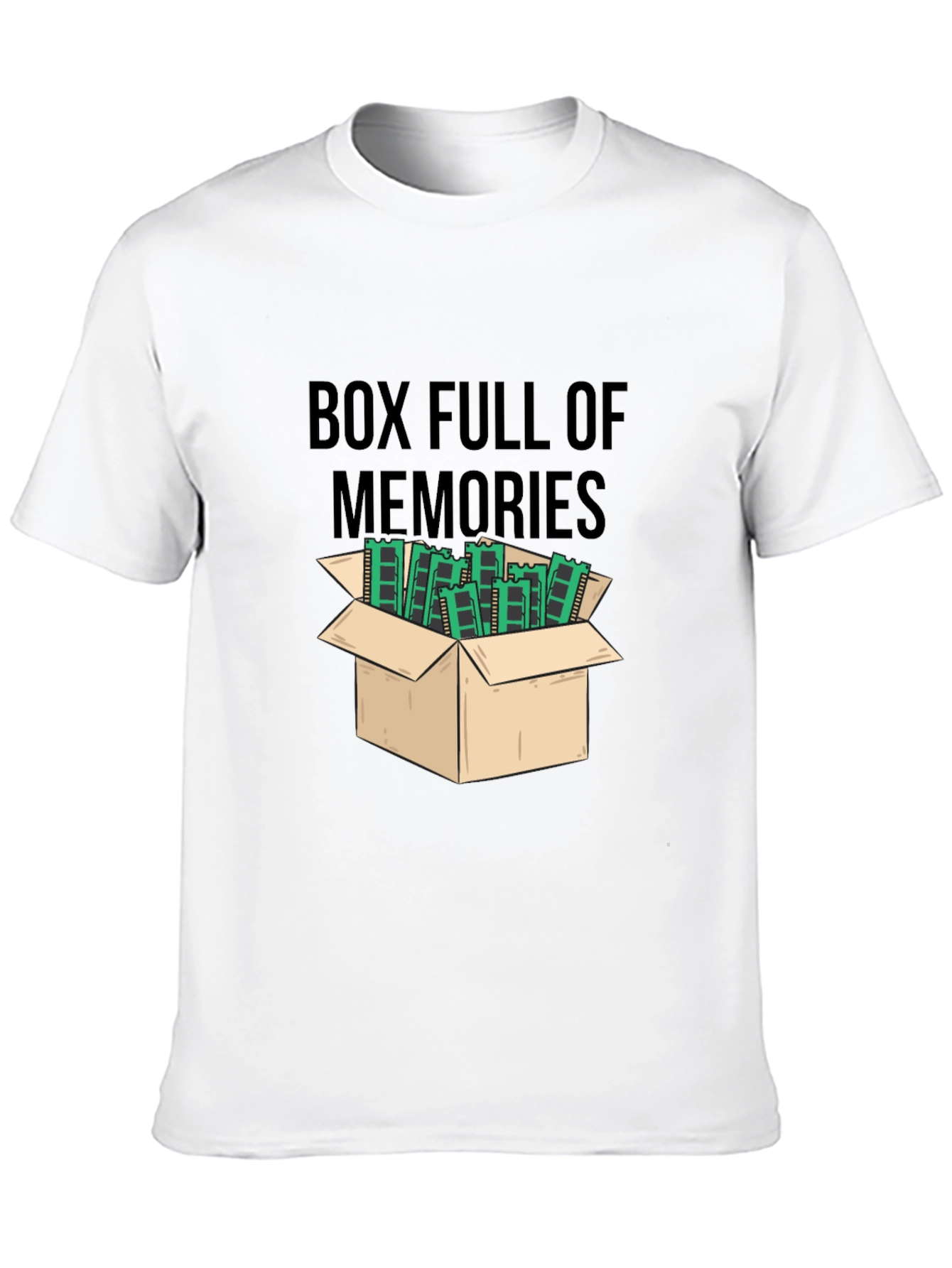 Black Box Full of Memories T-Shirt - Fun Novelty Tee view 10