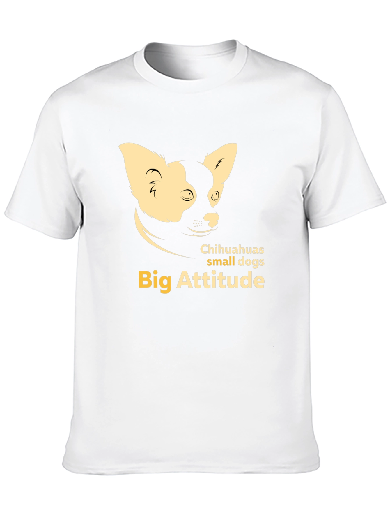 Black Chihuahua "Big Attitude" Graphic Tee view 10