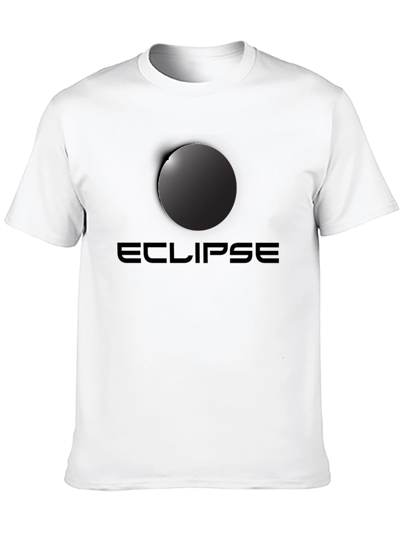 Black Eclipse Graphic Tee - Stylish Black T-Shirt view 10