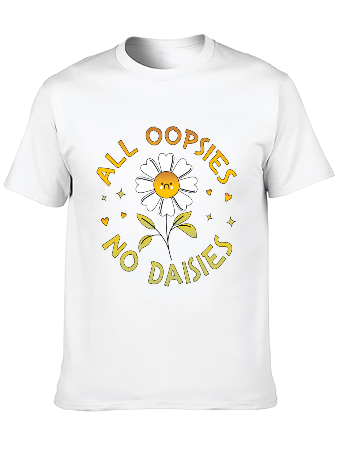 Black All Oopsies No Daisies Graphic T-Shirt view 10