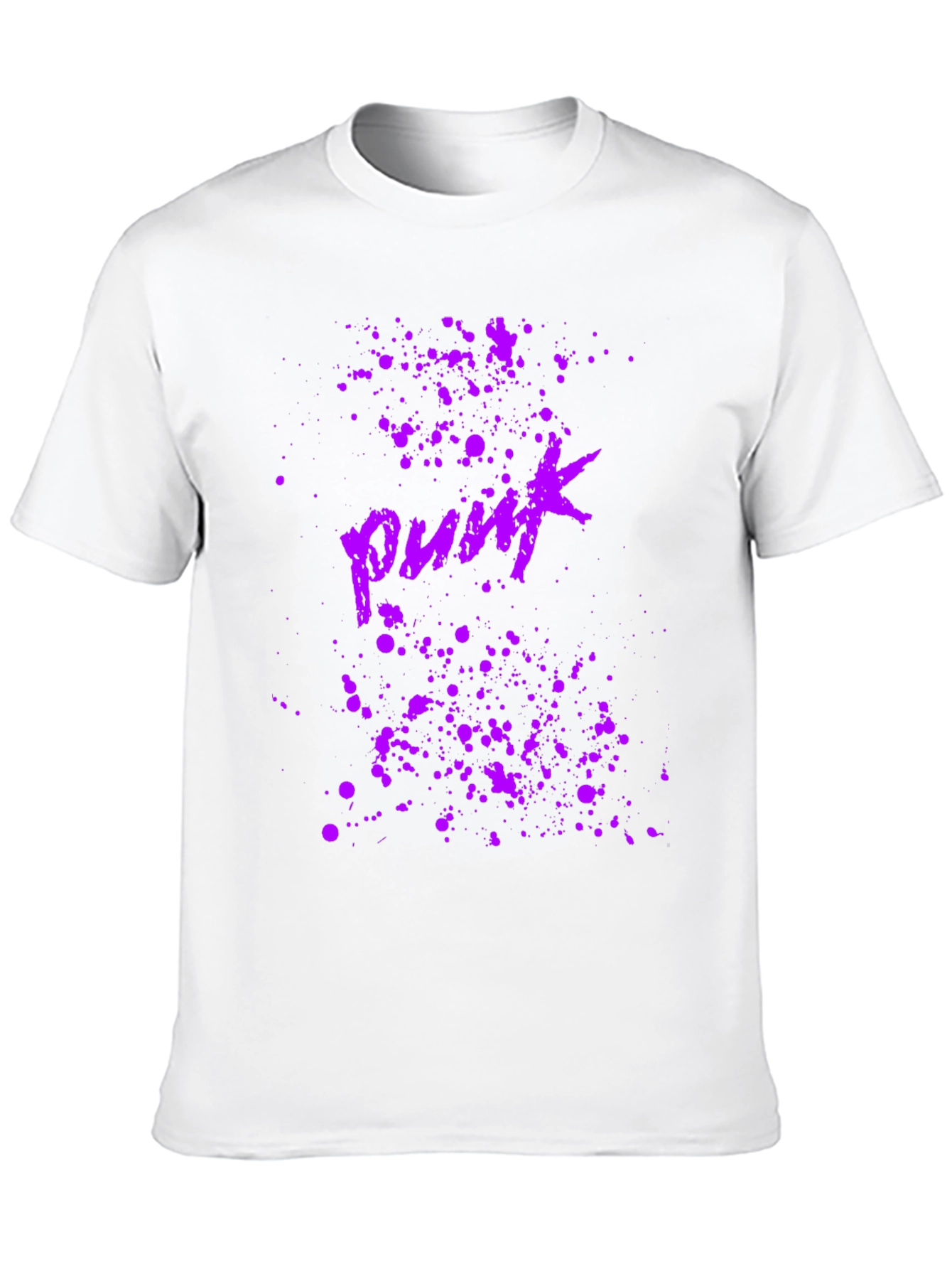 Black Punk Splatter Graphic Tee view 10