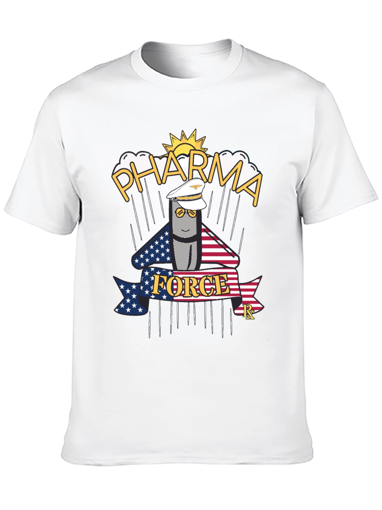 Black Pharma Force Graphic T-Shirt - Black view 10